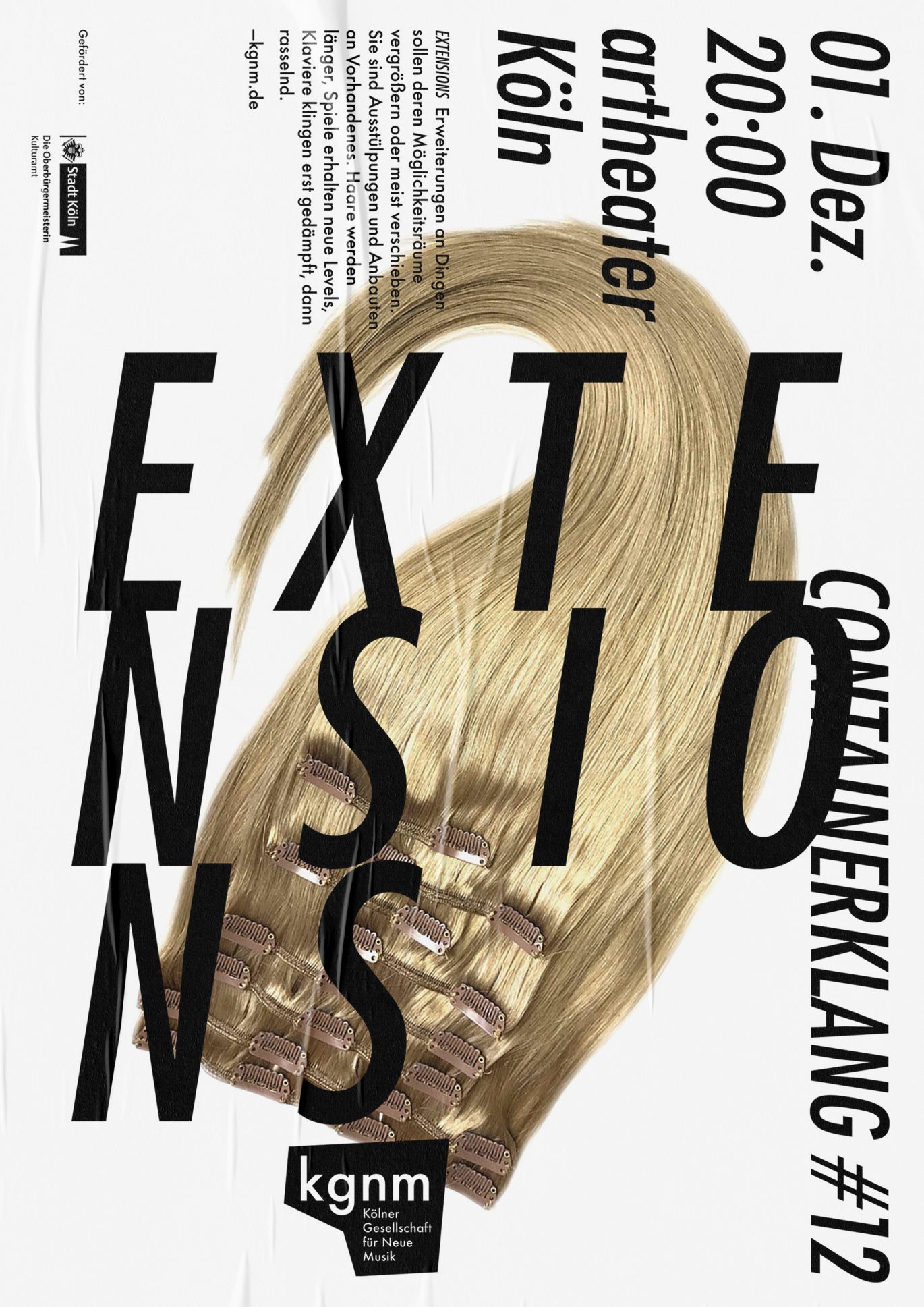 Büro Freiheit – kgnm – Plakat Design | öffentlicher Raum | Musik Konzert | Redesign Plakat Design | öffentlicher Raum | Musik Konzert | Redesign