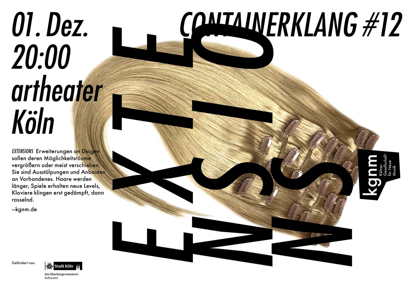 Büro Freiheit – kgnm – Poster Design | öffentlicher Raum | Musik Konzert | Redesign Poster Design | öffentlicher Raum | Musik Konzert | Redesign