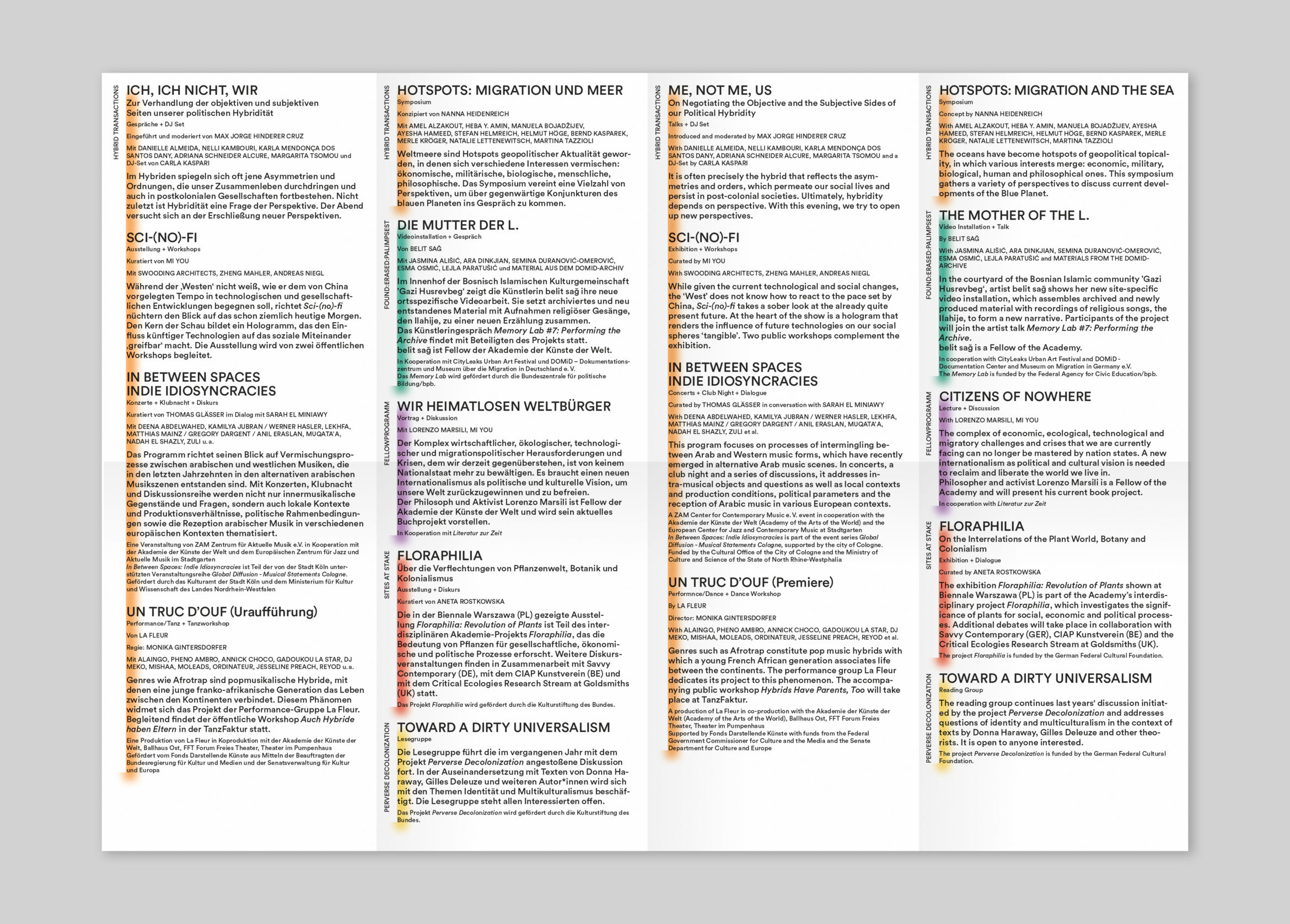 Daniel Angermann – Akademie der Künste der Welt / Köln – Faltflyer | Grafikdesign | Kunst | Kultur Faltflyer | Grafikdesign | Kunst | Kultur