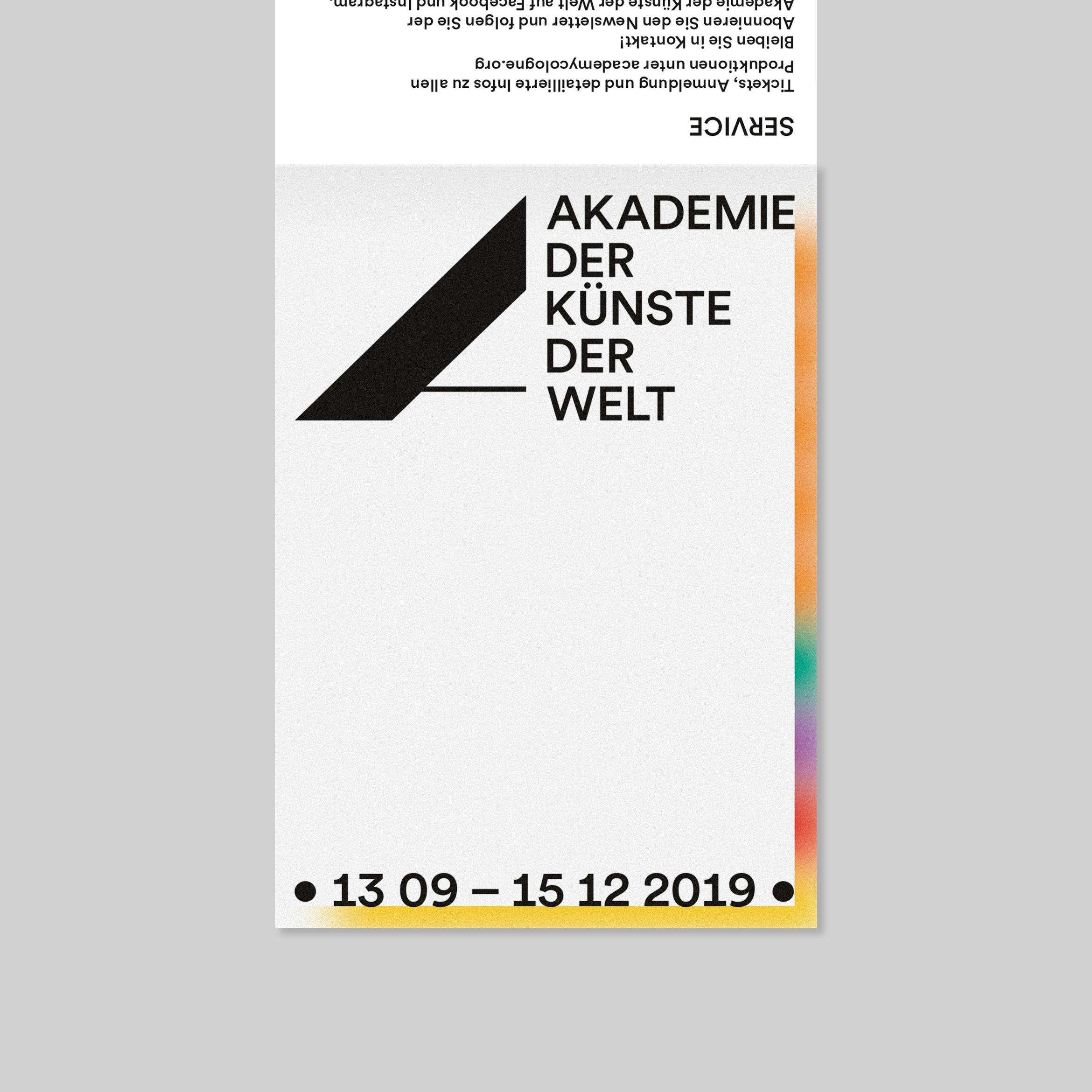 Daniel Angermann – Akademie der Künste der Welt / Köln – Programmflyer | Grafikdesign | Kunst | Kultur Programmflyer | Grafikdesign | Kunst | Kultur