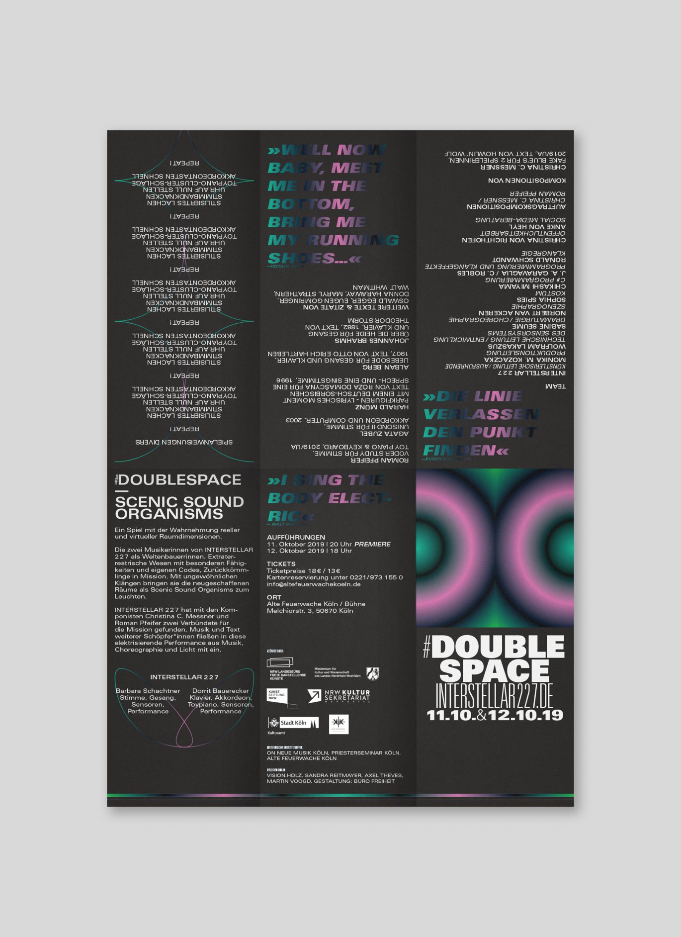 Büro Freiheit – Interstellar 227 – Satz | Plakat | Flyer | bunt Satz | Plakat | Flyer | bunt