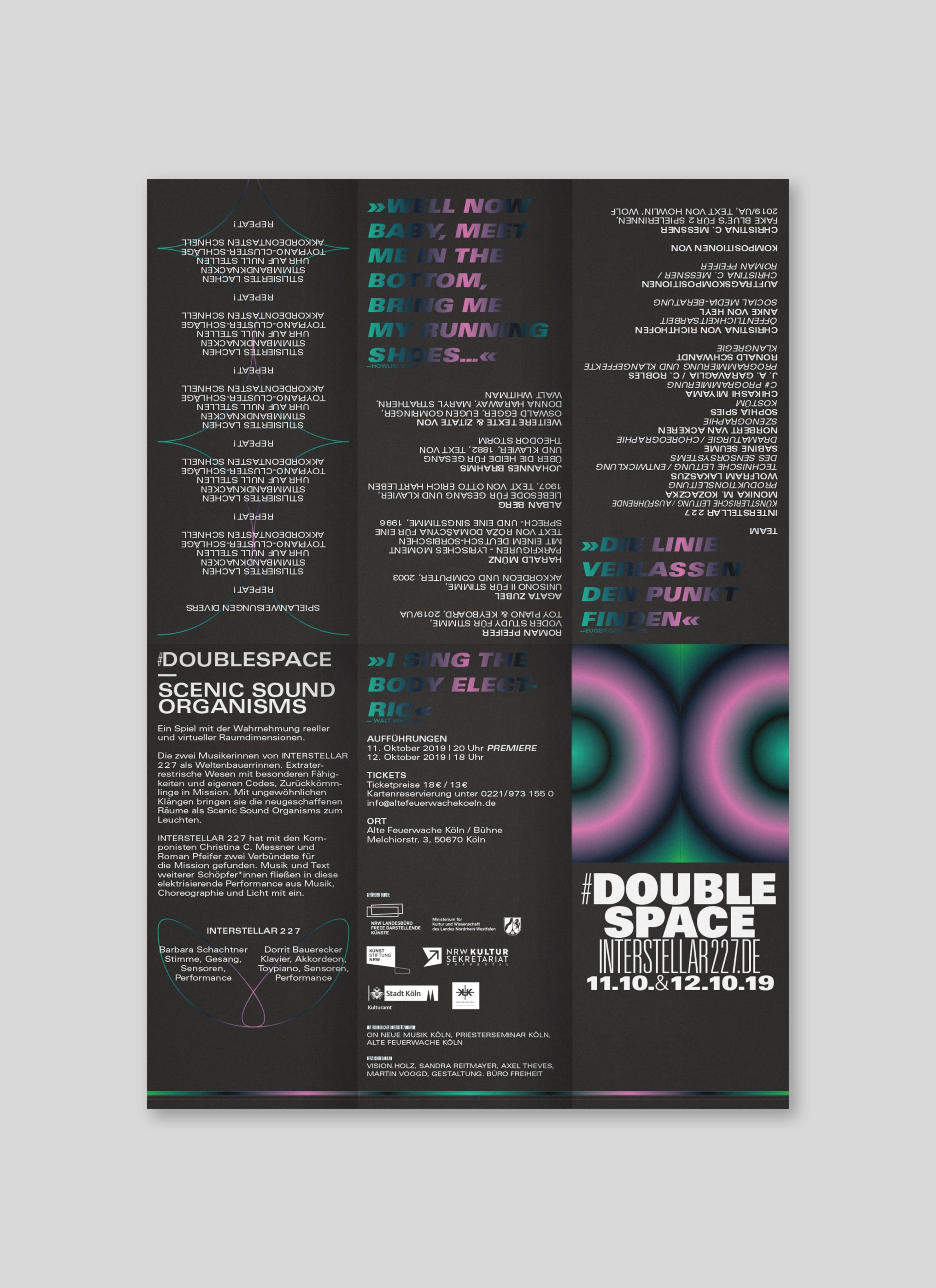 Daniel Angermann – Interstellar 227 – Satz | Plakat | Flyer | bunt Satz | Plakat | Flyer | bunt