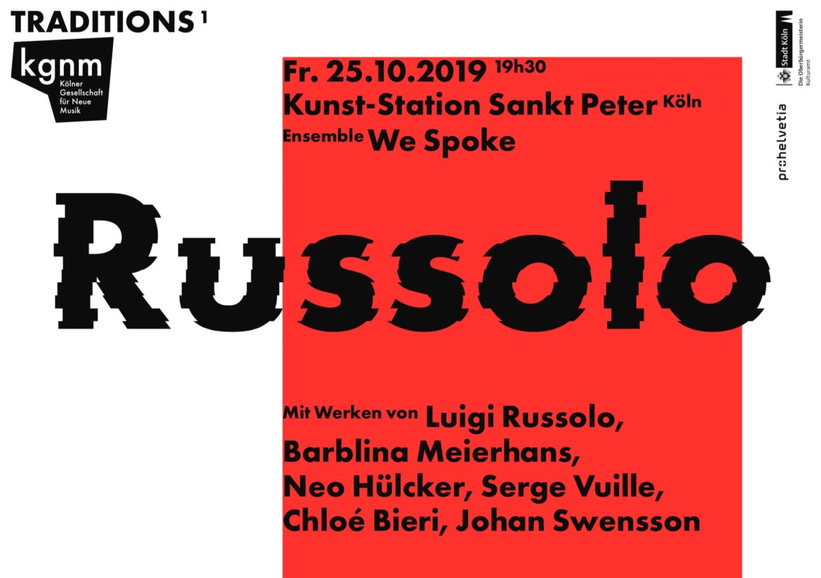 Russolo | Konzert | Köln | Musik | Design