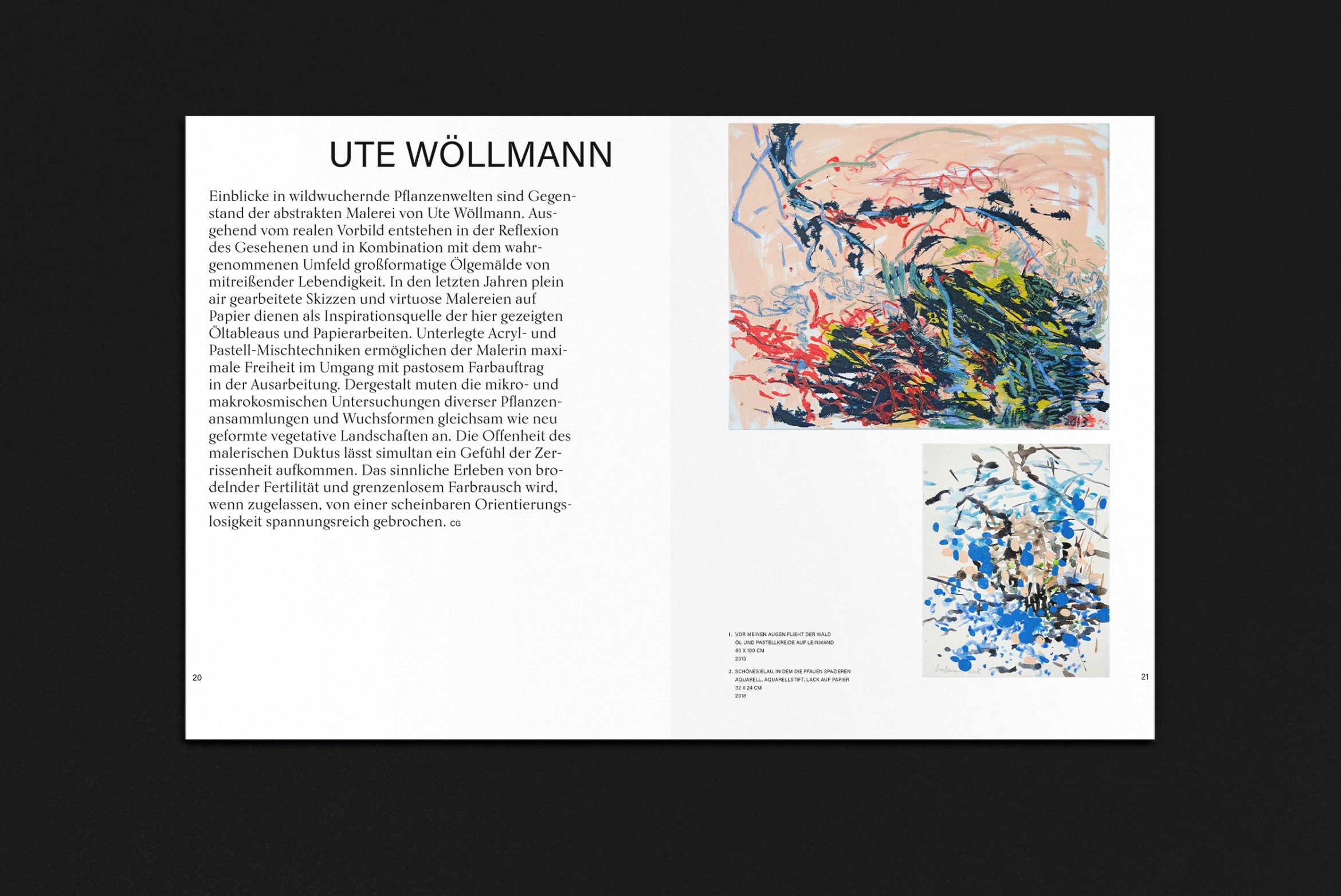 Daniel Angermann – ArtDialog – Katalog | Typografie | Grafikdesign | Kunst | Doppelseite Katalog | Typografie | Grafikdesign | Kunst | Doppelseite