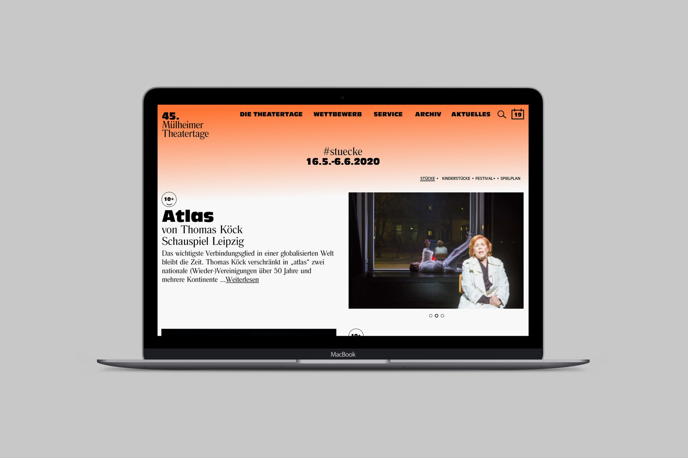 Büro Freiheit – 45. Mülheimer Theatertage »Stücke« – Webdesign | UX UI | Design Webdesign | UX UI | Design