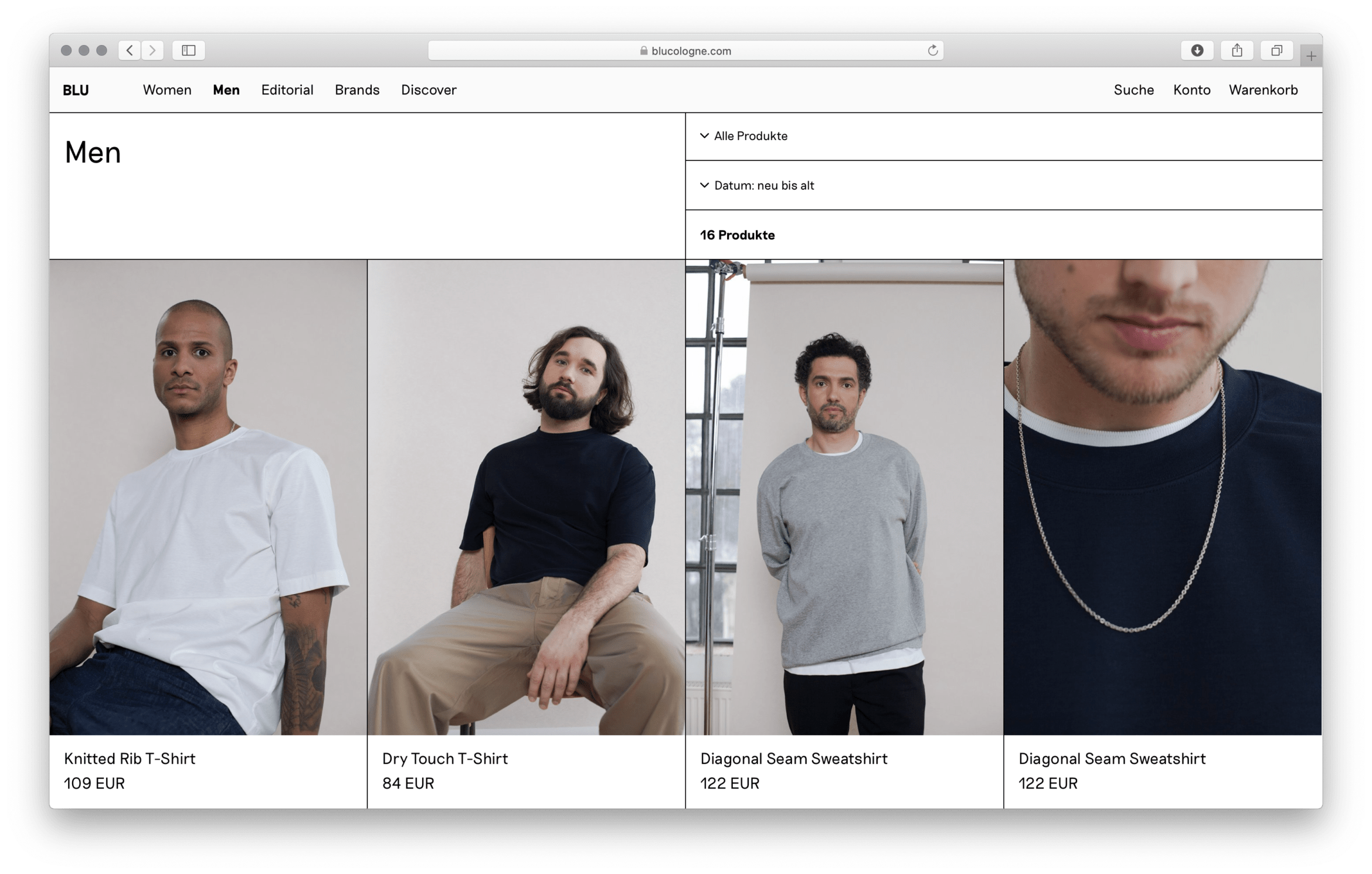 Webshop | Slowfashion | Shop | Cologne | Produktübersicht