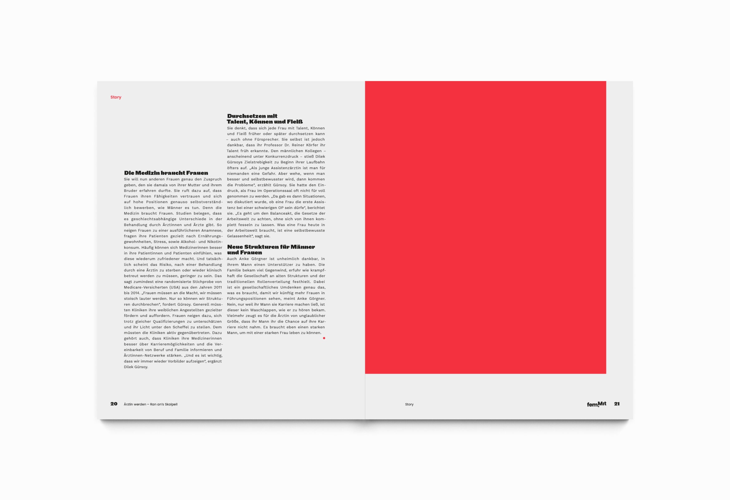 Daniel Angermann – femmit Editorial – Typografie | Bildaufbau | Satz | Editorial Typografie | Bildaufbau | Satz | Editorial