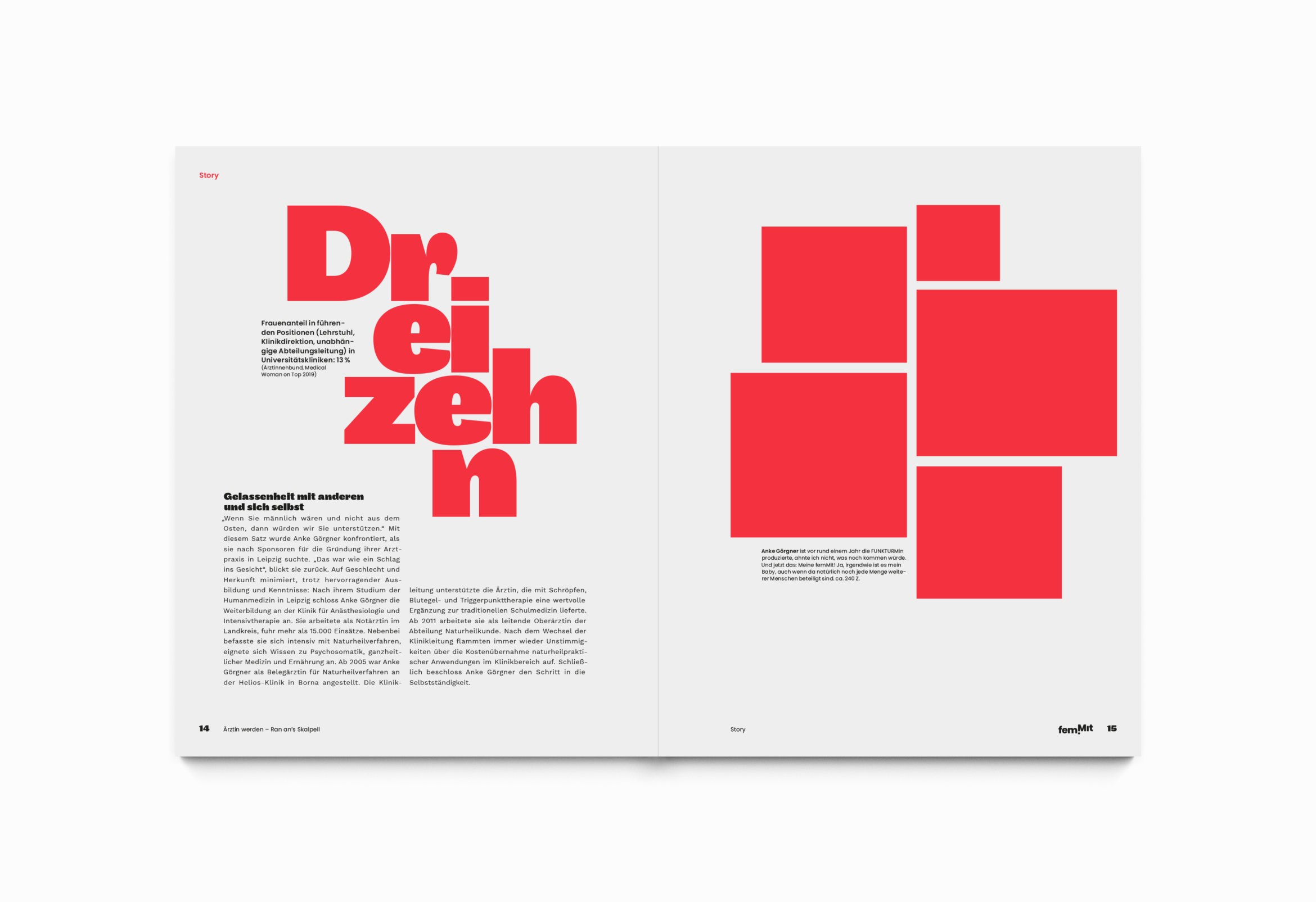 Daniel Angermann – femmit Editorial – Typografie | Bildaufbau | Satz | Editorial Typografie | Bildaufbau | Satz | Editorial