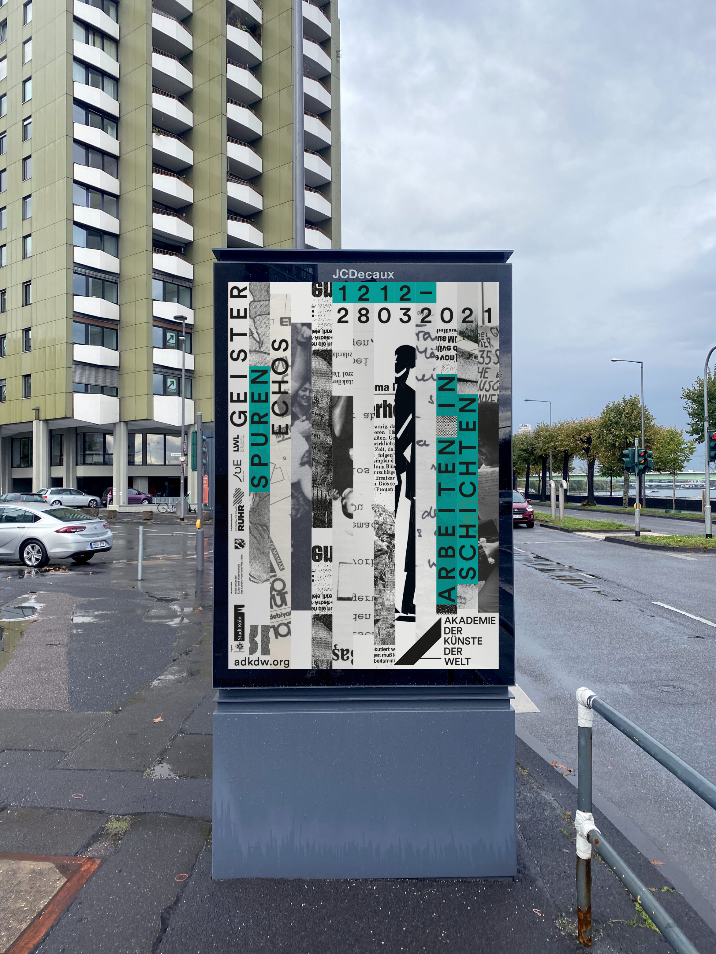 Plakat | Spuren | Strasse | Köln