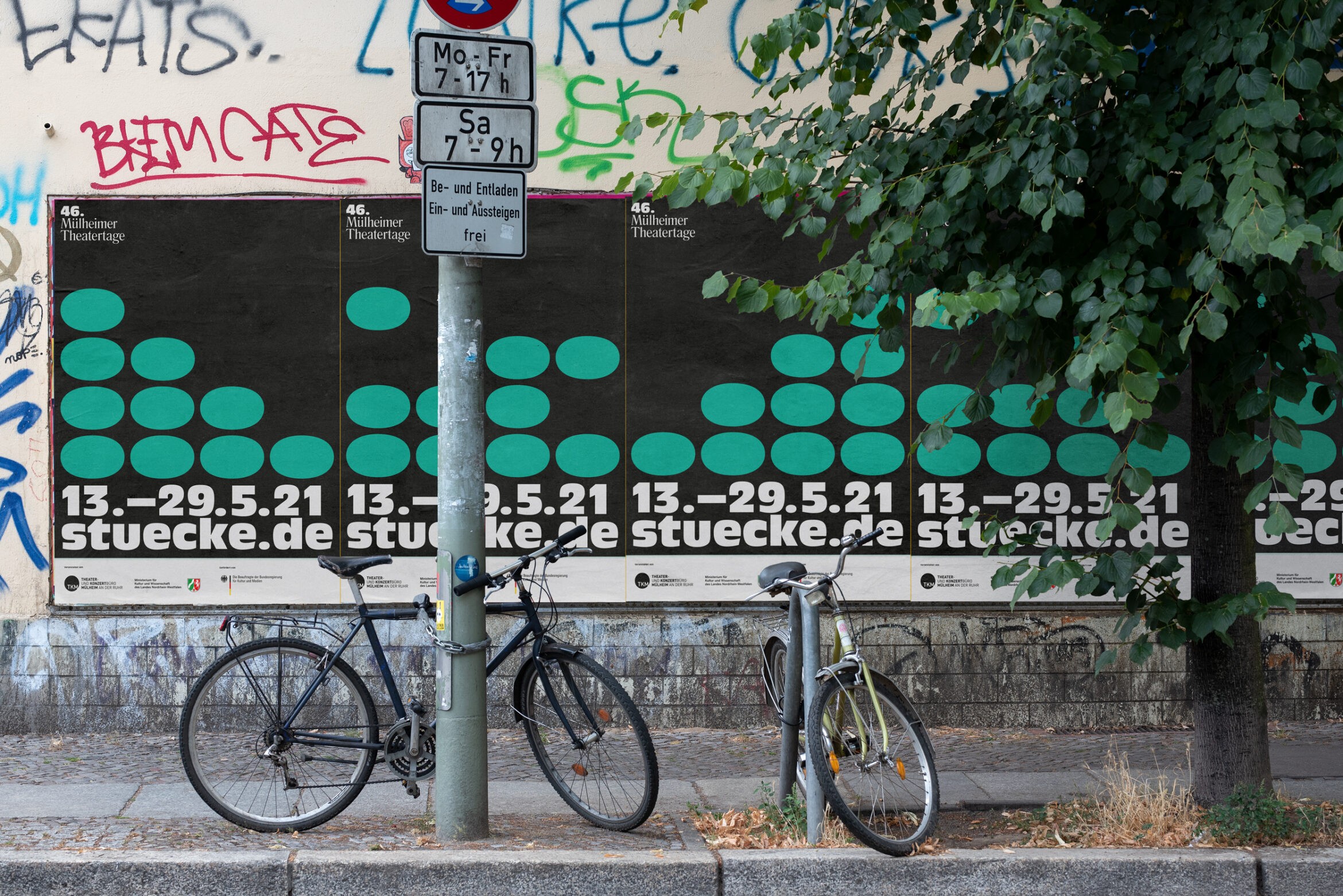 Daniel Angermann – 46. Mülheimer Theatertage »Stücke« – Plakate | Fahrrad | Design | Stadtbild Plakate | Fahrrad | Design | Stadtbild