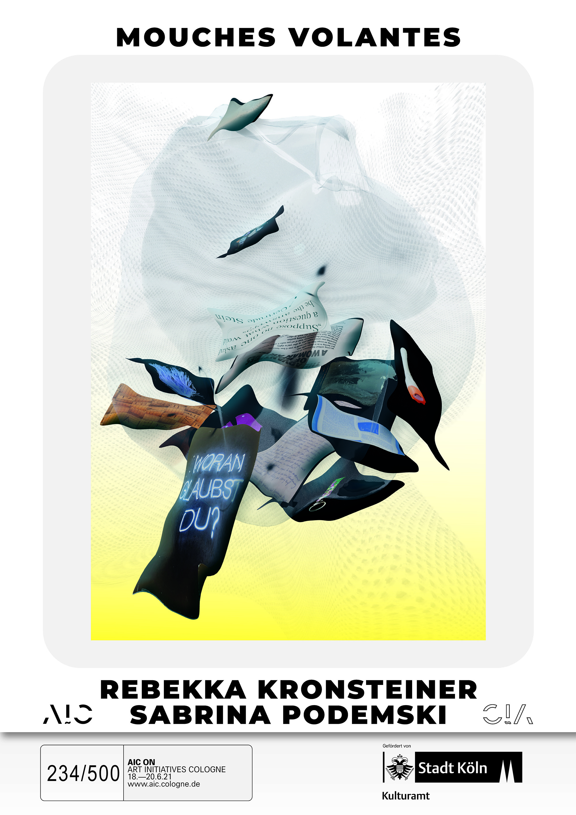Rebekka Kronsteiner | Sabrina Podemski | AIC ON | Plakat