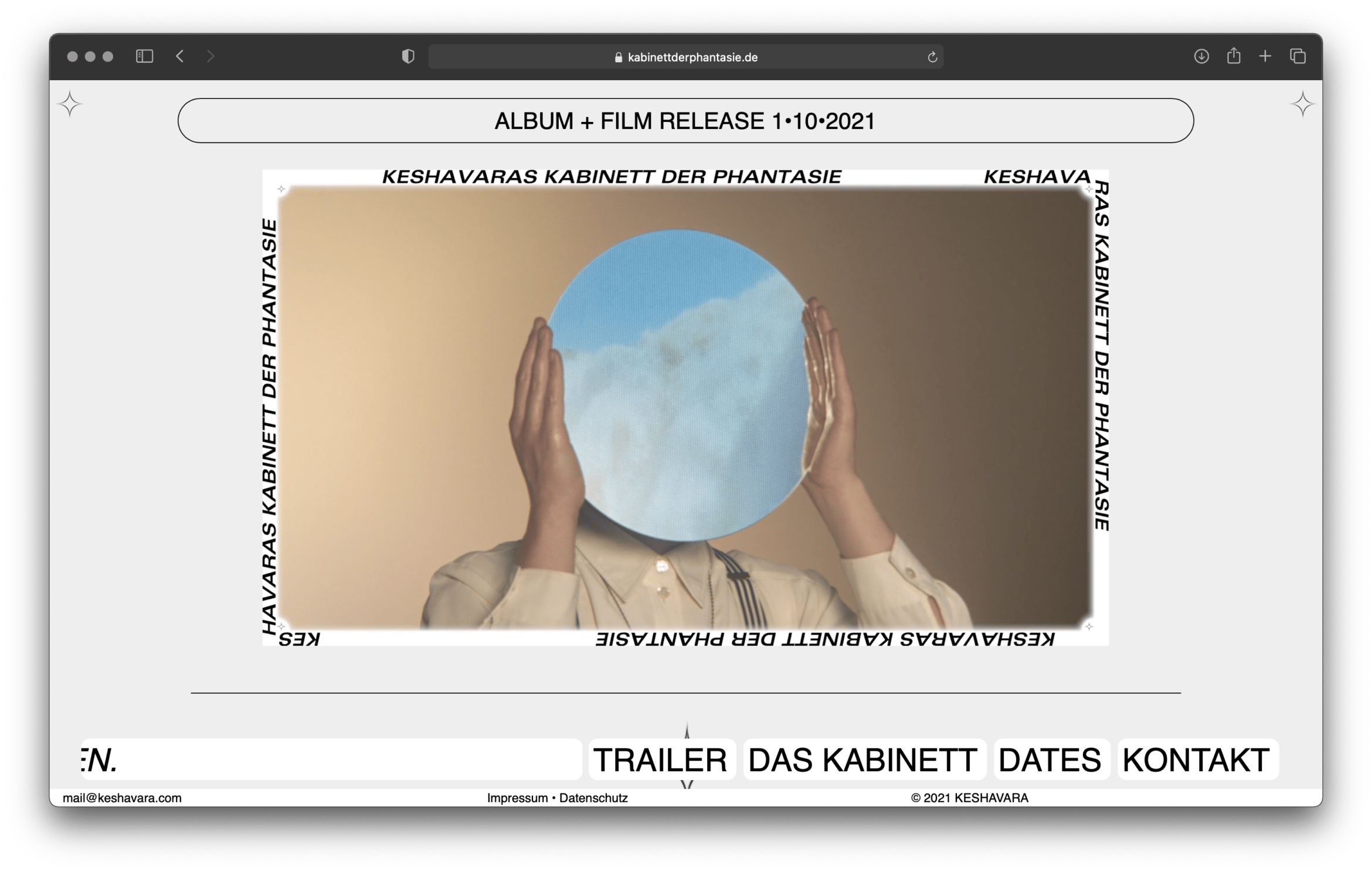 Mann | Spiegel | Schrift
