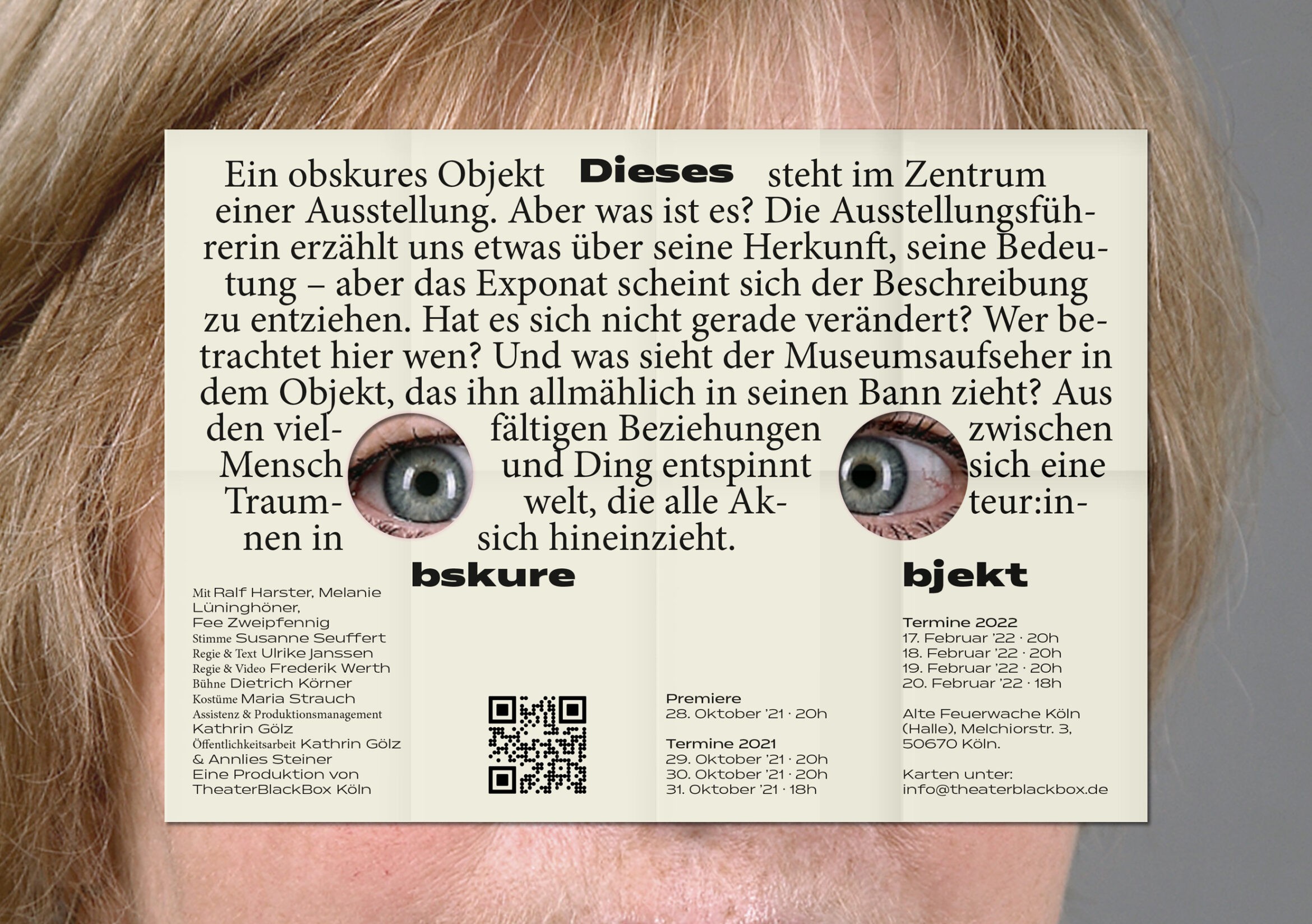 Daniel Angermann – TheaterBox – Frau | Grafik | Objekt | Flyer | Bunt Frau | Grafik | Objekt | Flyer | Bunt