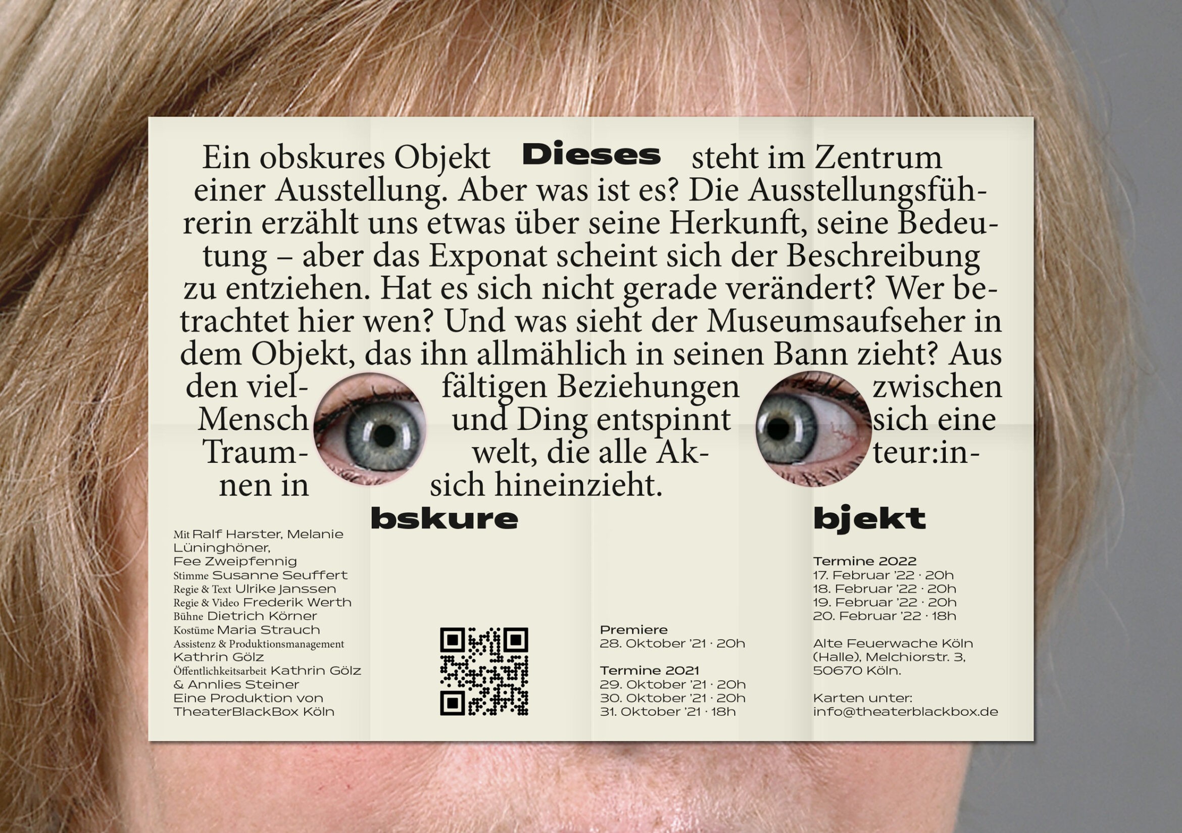 Frau | Grafik | Objekt | Flyer | Bunt