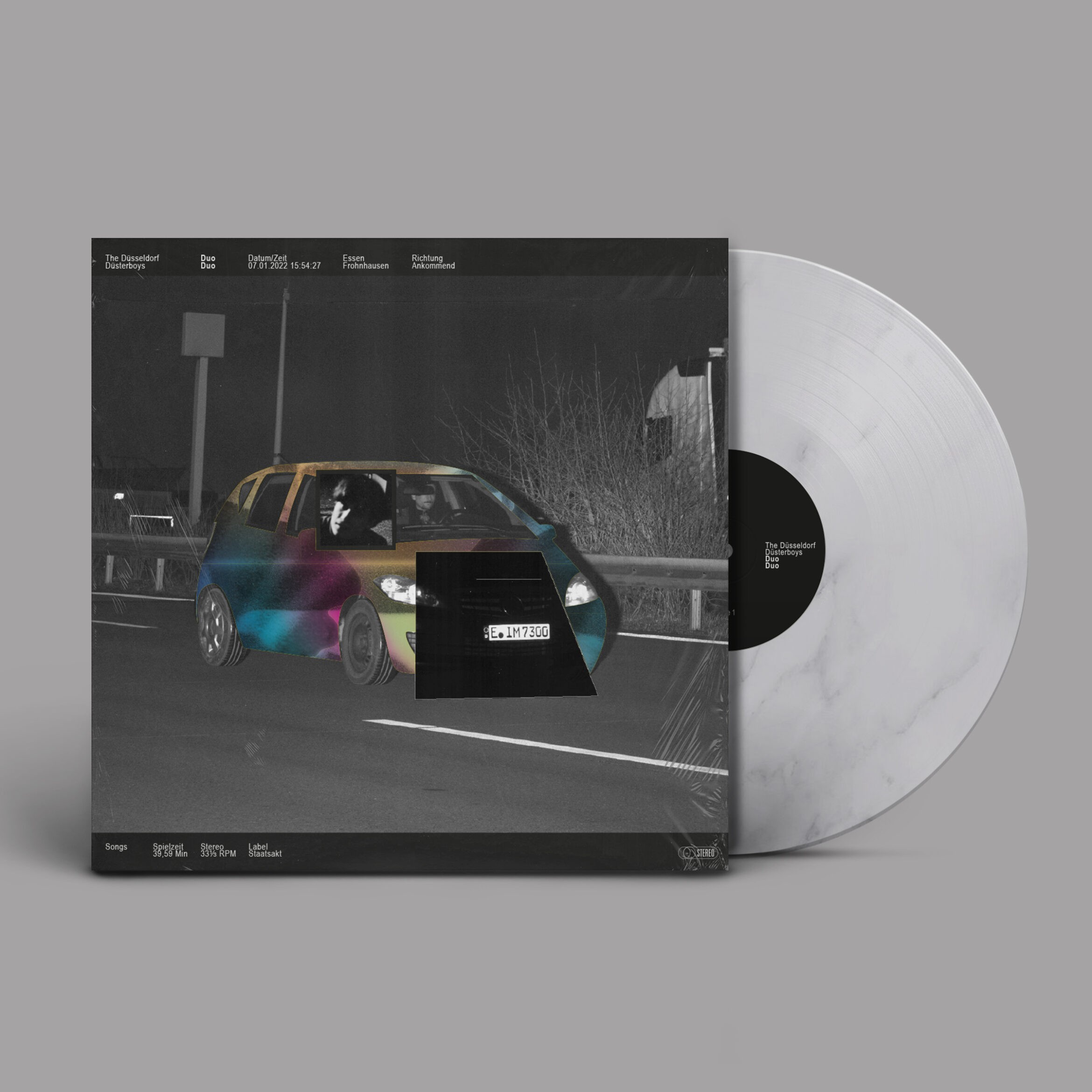Daniel Angermann – The Düsseldorf Düsterboys – LP Cover | Artwork | Bunt | Musik | Marmor LP Cover | Artwork | Bunt | Musik | Marmor