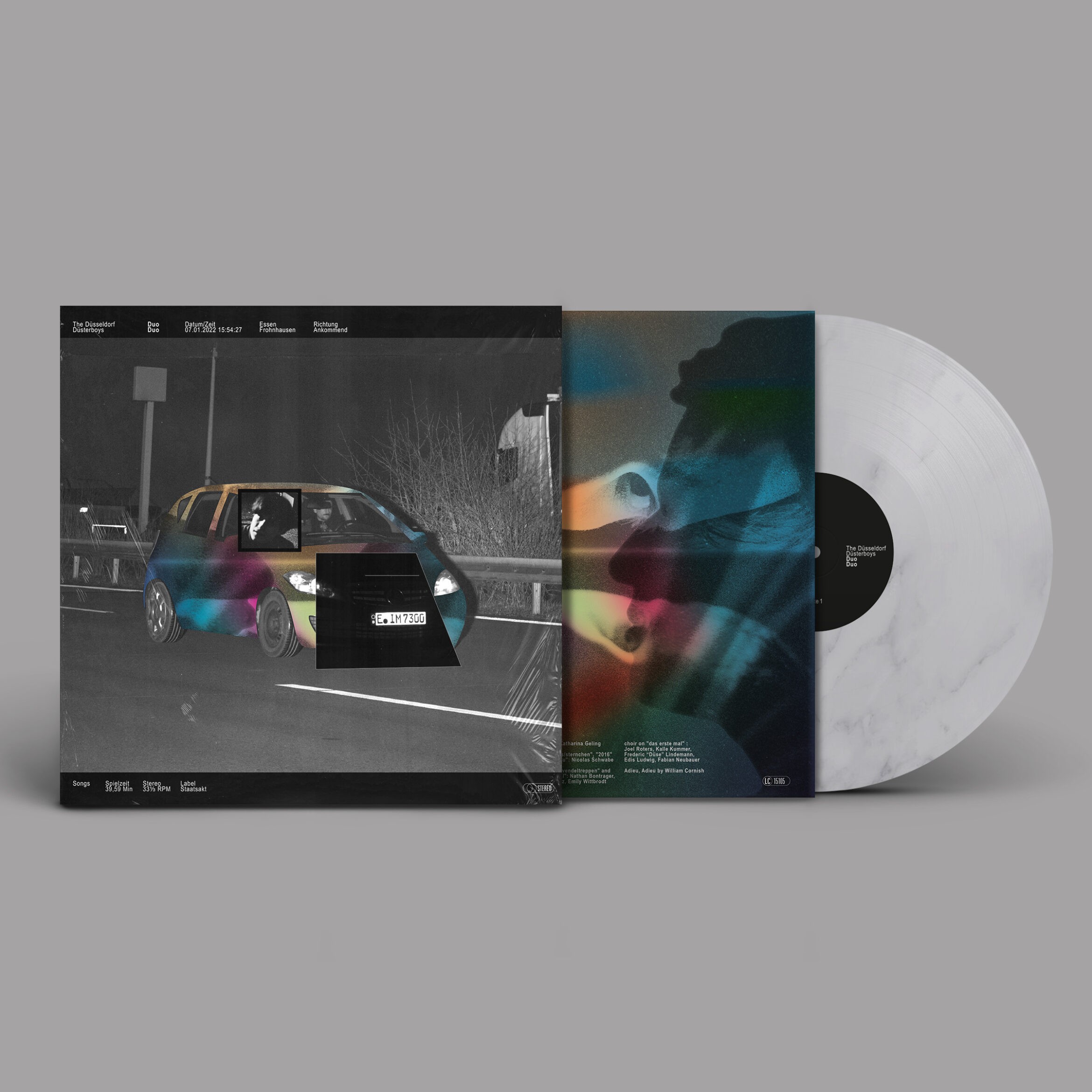 Daniel Angermann – The Düsseldorf Düsterboys – LP Cover | Artwork | Bunt | Musik | Marmor LP Cover | Artwork | Bunt | Musik | Marmor
