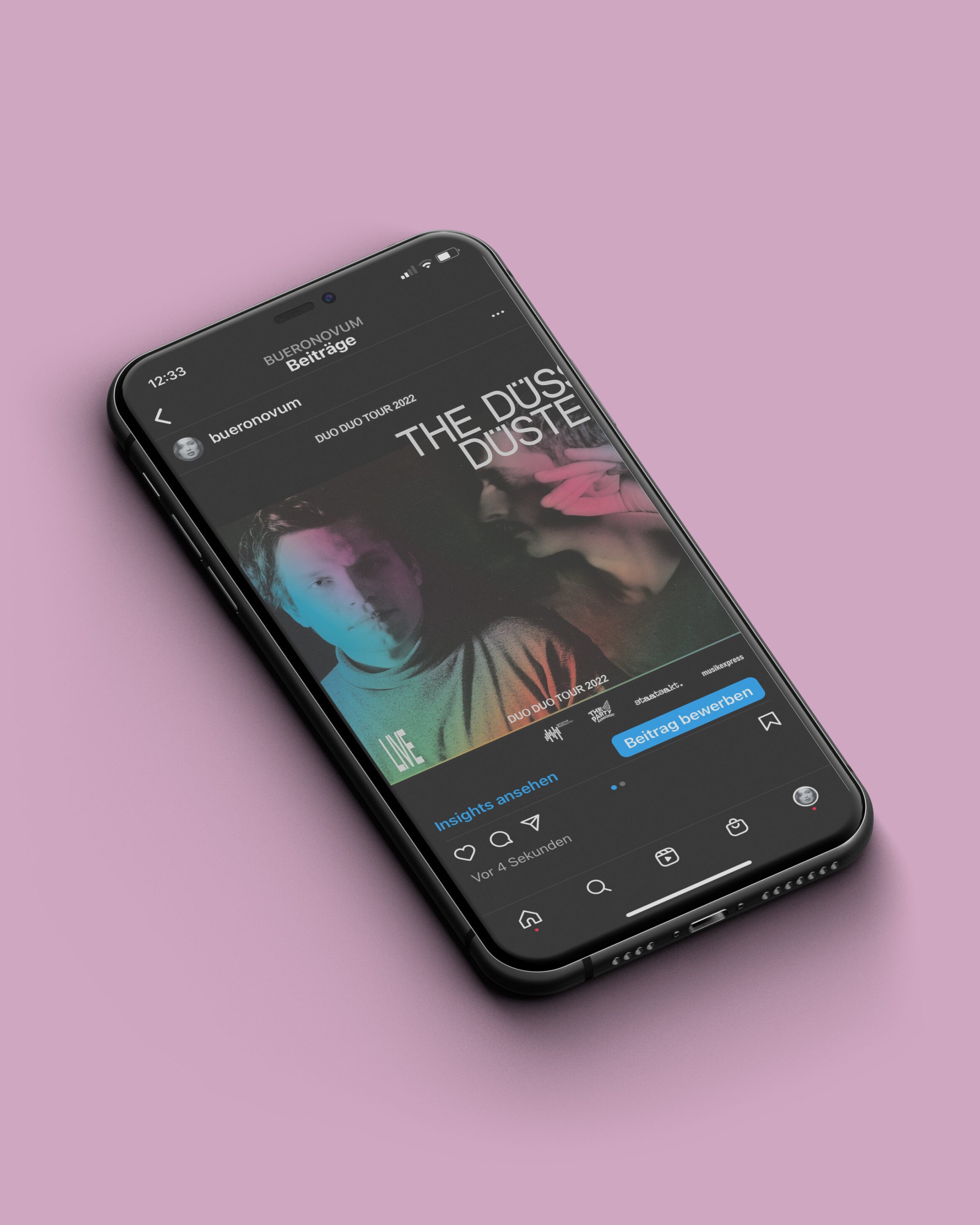 Daniel Angermann – The Düsseldorf Düsterboys – Iphone 11 | Socialmedia | Design | Tour Iphone 11 | Socialmedia | Design | Tour