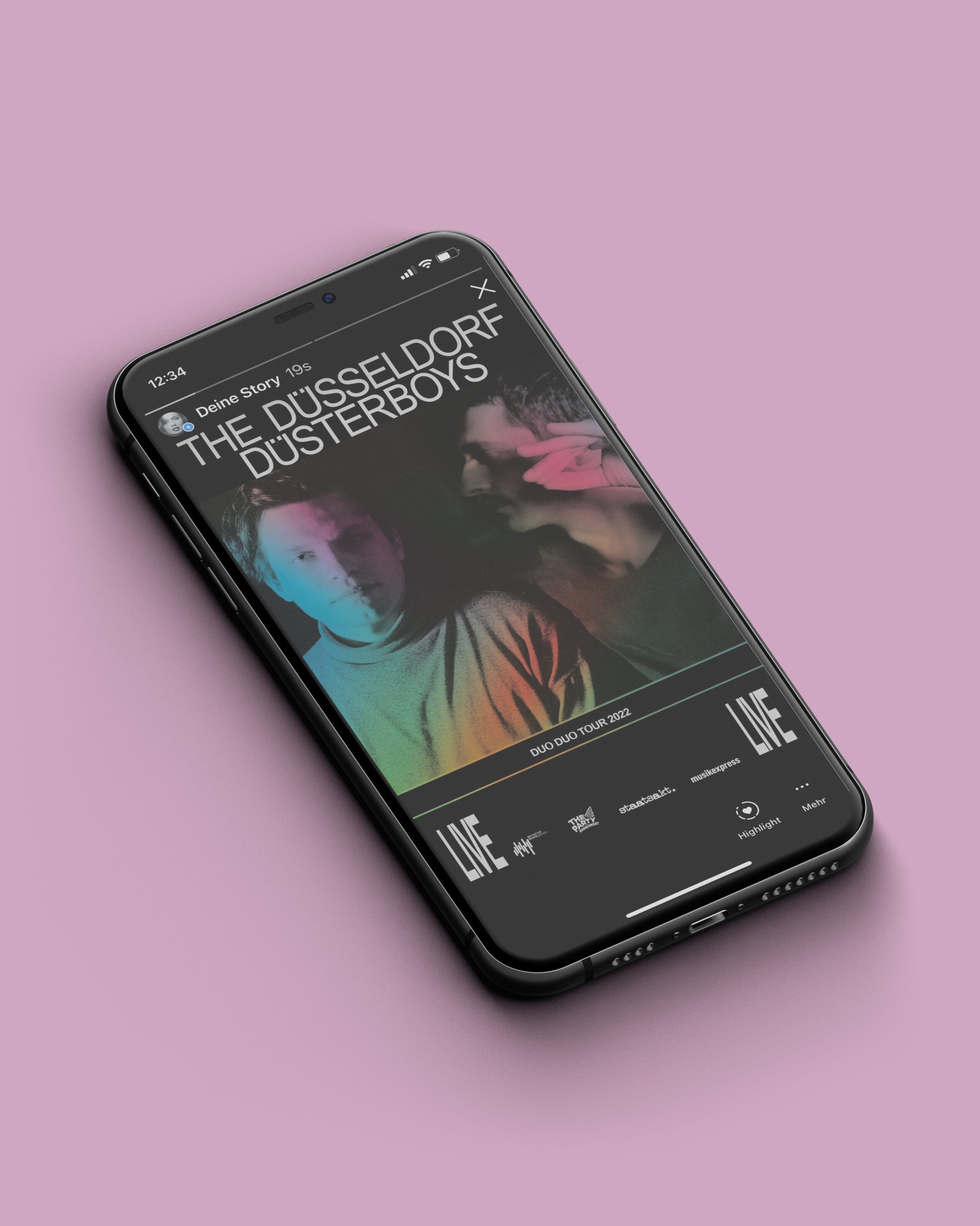 Daniel Angermann – The Düsseldorf Düsterboys – Iphone 11 | Socialmedia | Design | Tour Iphone 11 | Socialmedia | Design | Tour