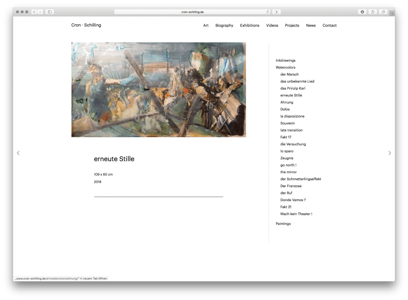 Daniel Angermann – Cron und Schilling – Webdesign | Detail | Künstler | Galerie | Online Design Webdesign | Detail | Künstler | Galerie | Online Design