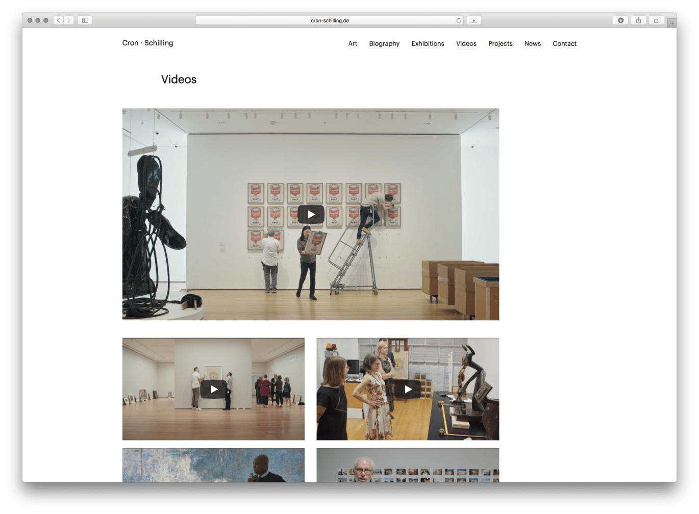 Daniel Angermann – Cron und Schilling – Webdesign | Desktop | Kunst | Videos | Online Design Webdesign | Desktop | Kunst | Videos | Online Design