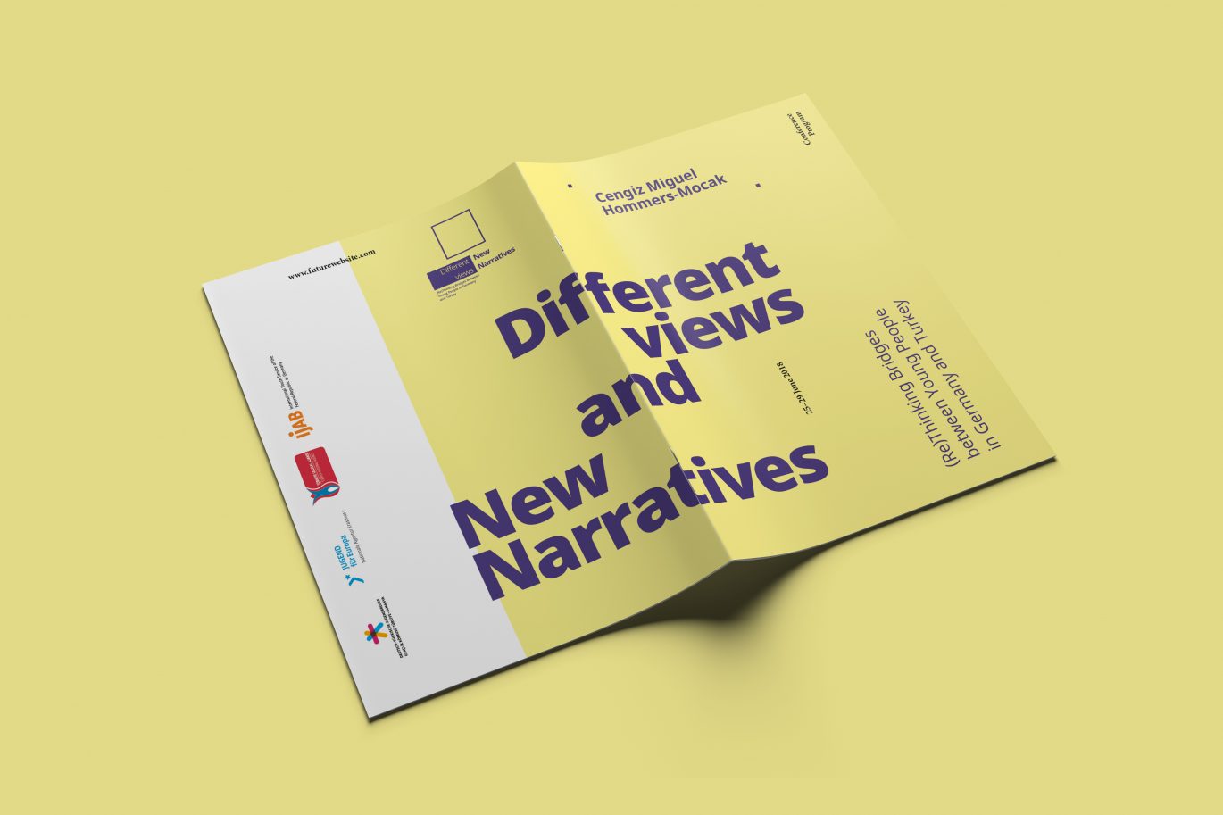 Büro Freiheit – Deutsch-Türkische Jugendbrücke – Konferenz | Corporate Design | Vor- und Rückseite | Interkulturell Konferenz | Corporate Design | Vor- und Rückseite | Interkulturell
