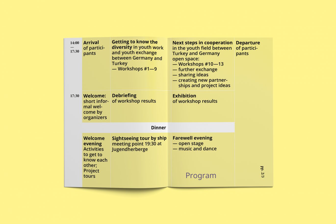 Büro Freiheit – Deutsch-Türkische Jugendbrücke – Konferenz Programm | Innenseiten | Booklet | Interkulturell Konferenz Programm | Innenseiten | Booklet | Interkulturell
