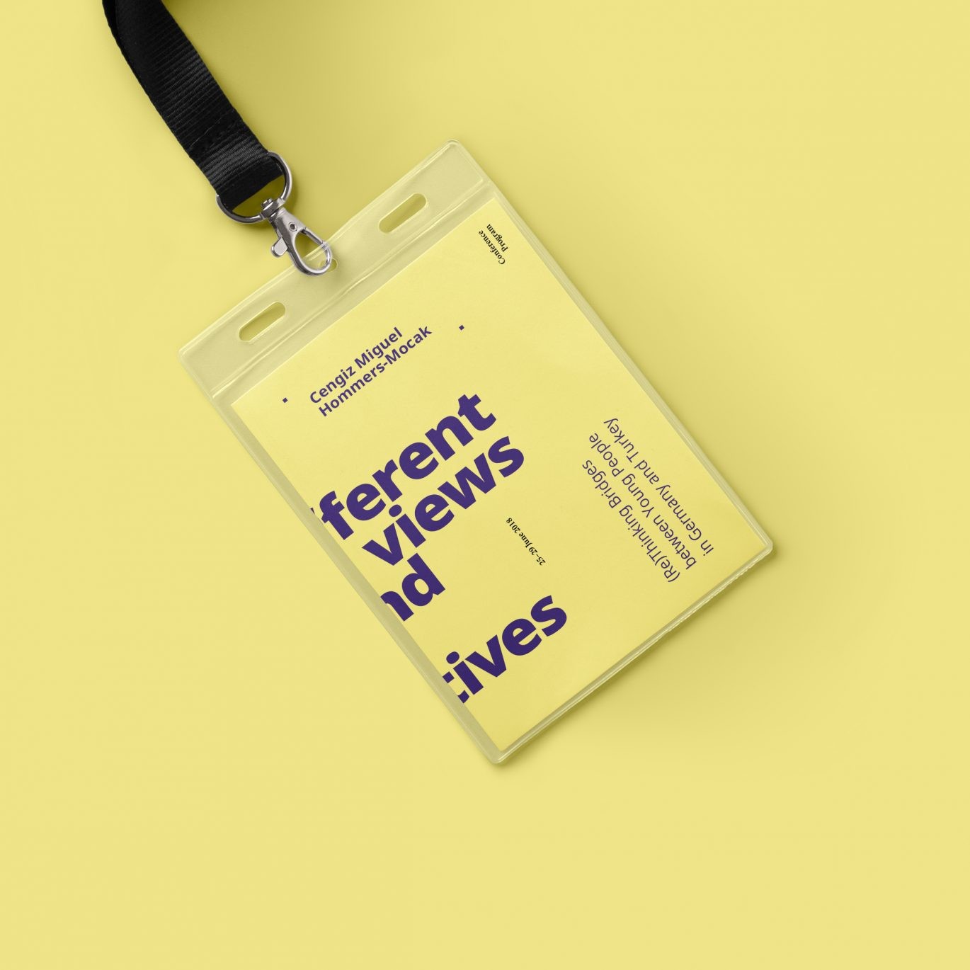 Büro Freiheit – Deutsch-Türkische Jugendbrücke – Konferenzprogramm | Unternehmensgestaltung | Lanyard | Interkulturell Konferenzprogramm | Unternehmensgestaltung | Lanyard | Interkulturell