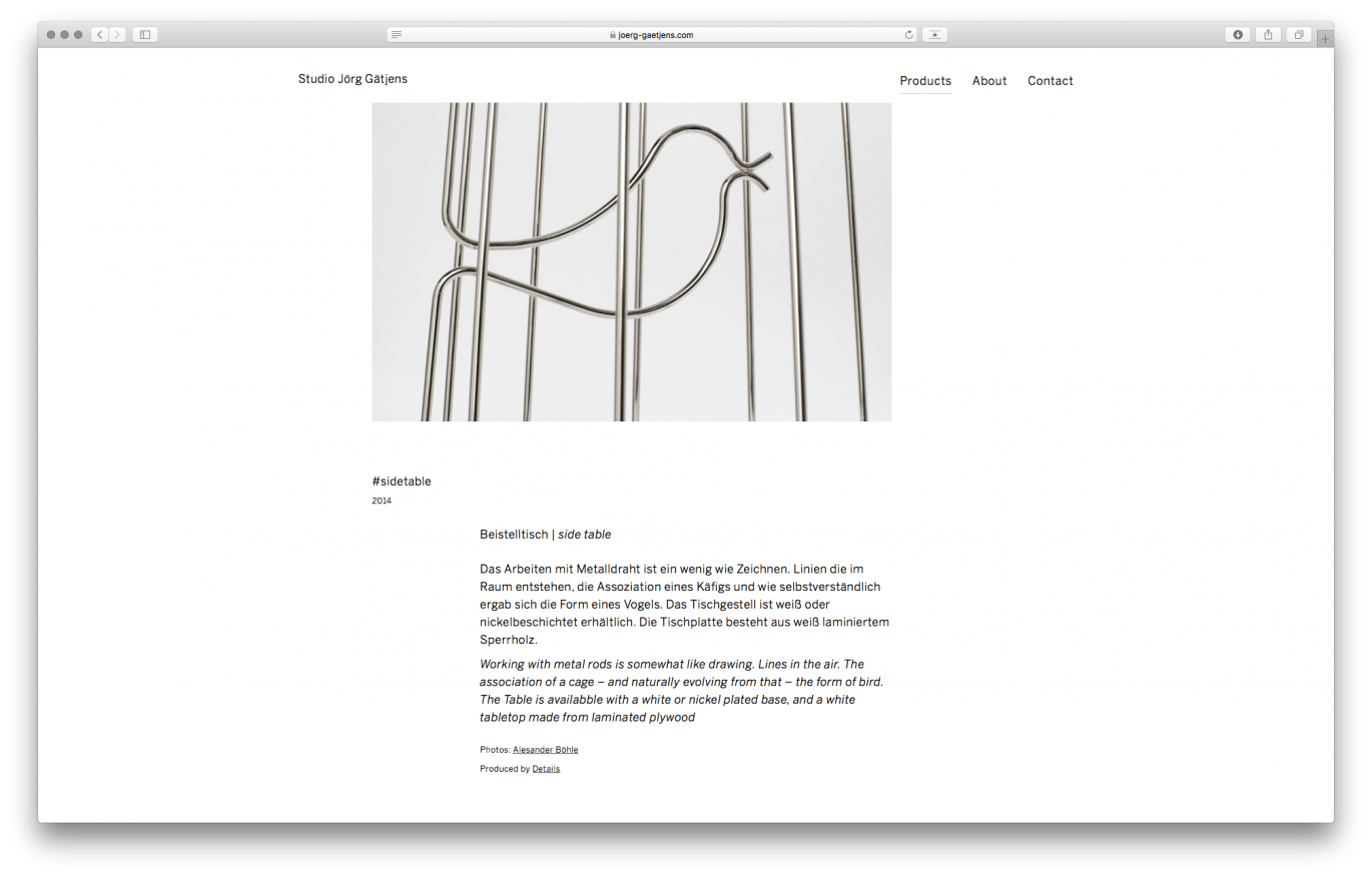 Büro Freiheit – Studio Jörg Gätjens – Webdesign Desktop | Produktseite | Online Design | Programmierung | digital Design Webdesign Desktop | Produktseite | Online Design | Programmierung | digital Design