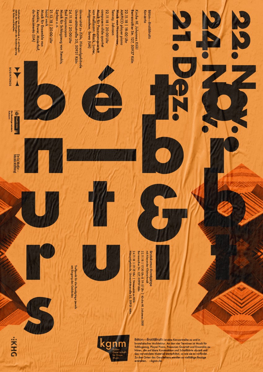 Daniel Angermann – kgnm – Plakat | Vollansicht | Mikrotypografie | intensive Farbe Plakat | Vollansicht | Mikrotypografie | intensive Farbe