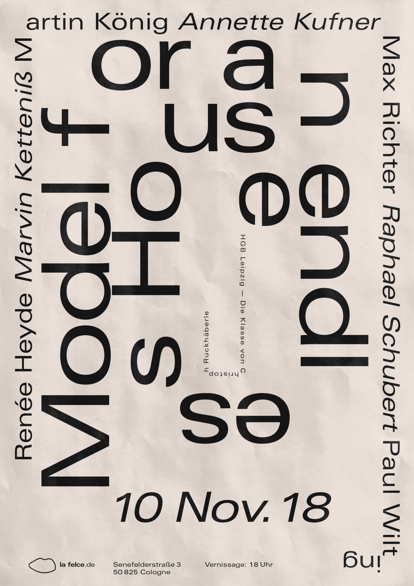 Poster Design | Rahmen | Schriftschnitte | Typografie