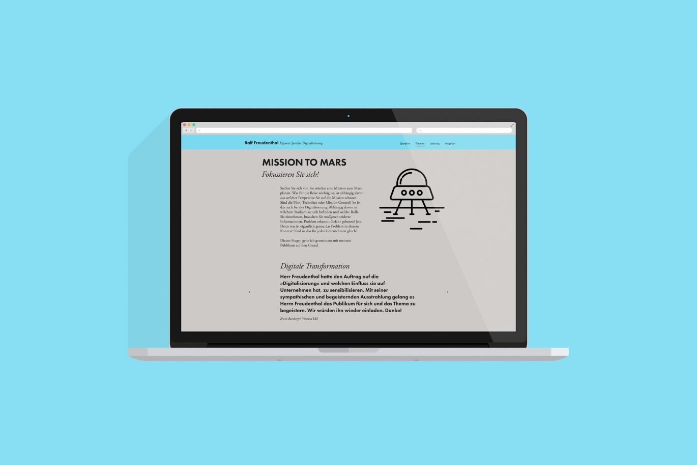 Büro Freiheit – Ralf Freudenthal – Website design / UX UI Design Icon Copytextansicht Website design / UX UI Design Icon Copytextansicht