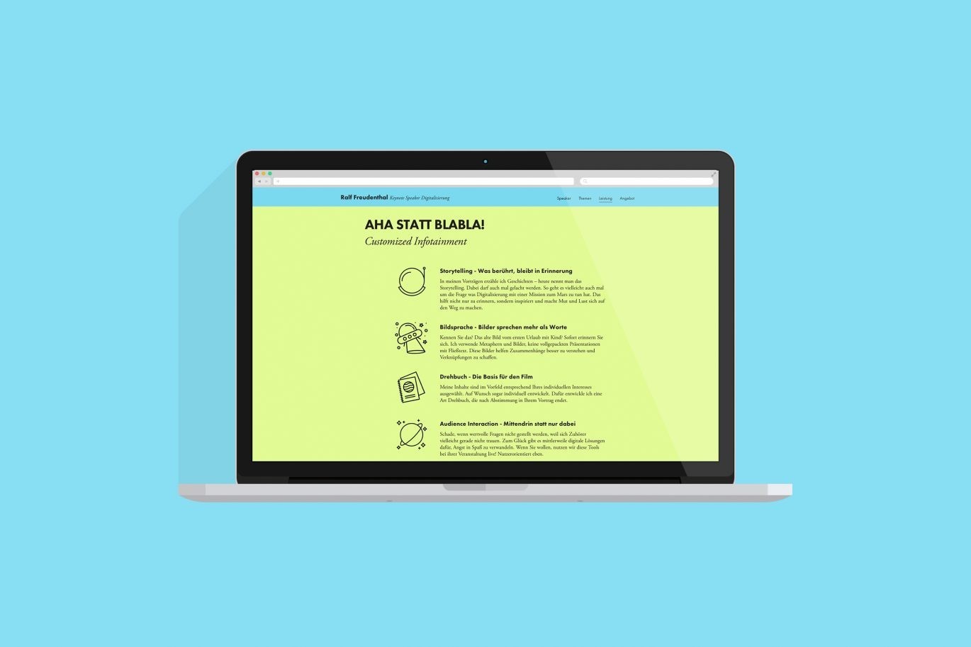 Büro Freiheit – Ralf Freudenthal – Website design / UX UI Design Listenansicht Website design / UX UI Design Listenansicht