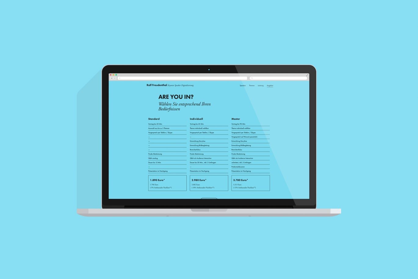 Büro Freiheit – Ralf Freudenthal – Website design / UX UI Design Angebote Website design / UX UI Design Angebote