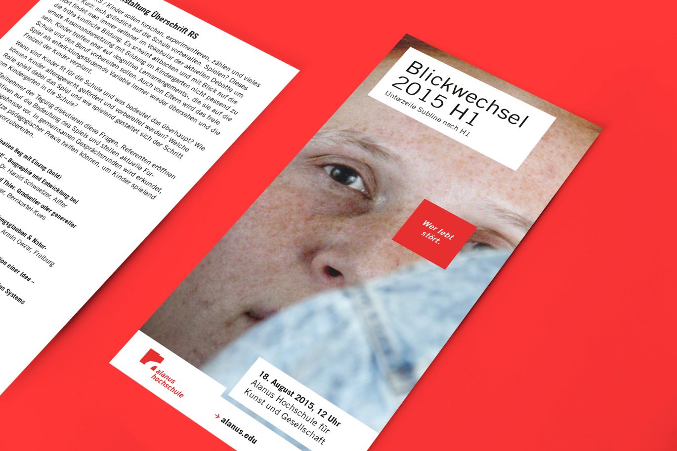 Büro Freiheit – Alanus Hochschule – Din Lang Flyer Din Lang Flyer