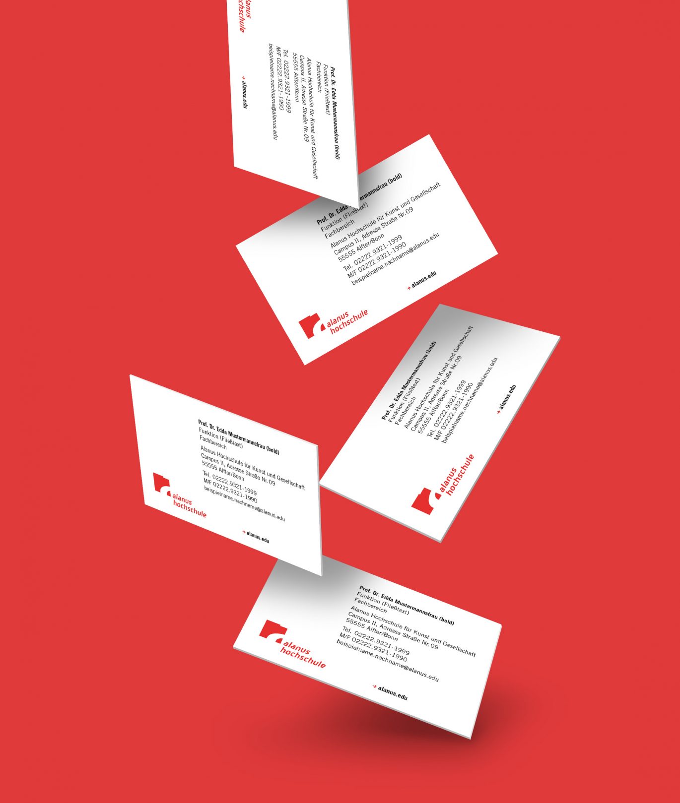 Büro Freiheit – Alanus Hochschule – Visitenkarte Visitenkarte
