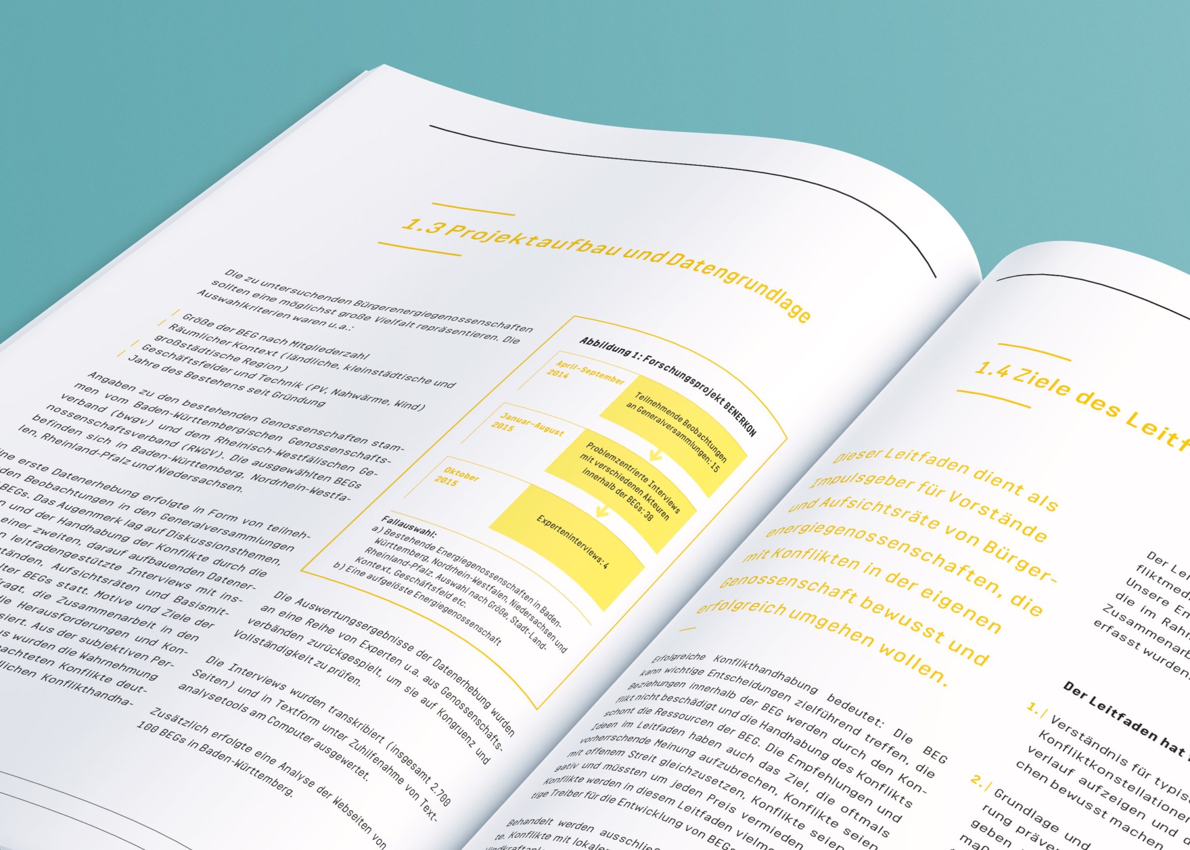 Innenansicht | Broschüre | Editorial Design | Bürgerenergiegenossenschaften