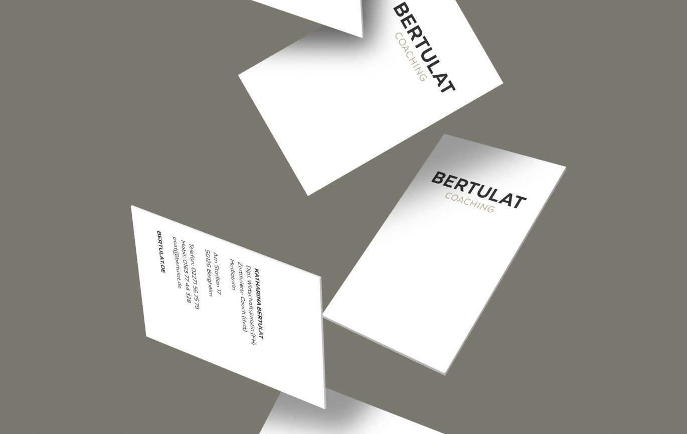 Büro Freiheit – Bertulat Coaching – Visitenkarte Visitenkarte