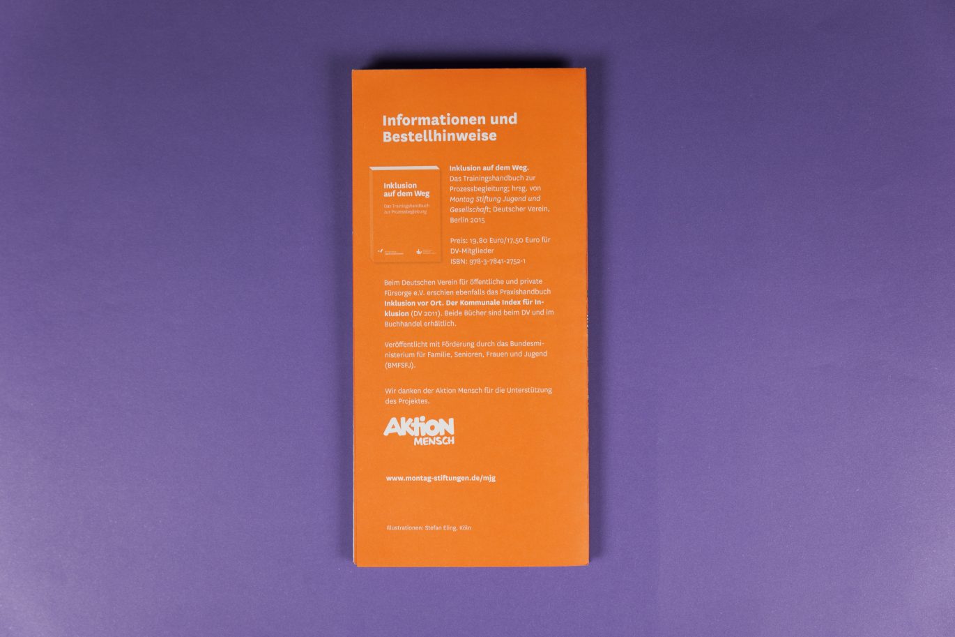 Büro Freiheit – Montag Stiftung Jugend und Gesellschaft – Rückseite | DIN Lang Flyer | Illustration | Druckgestaltung Rückseite | DIN Lang Flyer | Illustration | Druckgestaltung