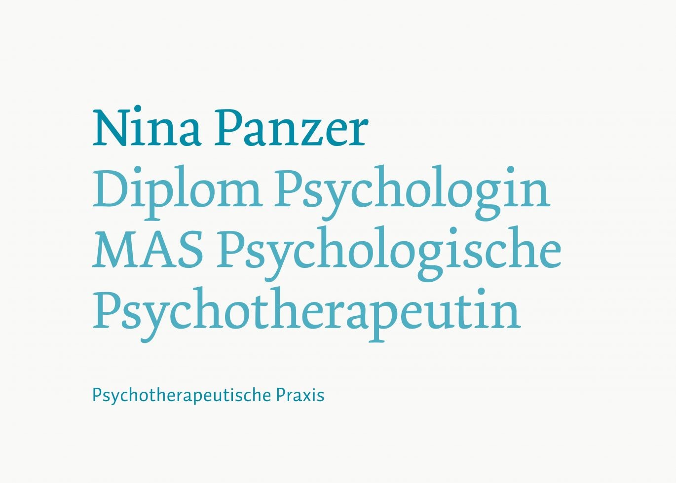 Büro Freiheit – Dipl.-Psych. Nina Panzer – Logo | Wortmarke | Corporate Design | Farbwelt Logo | Wortmarke | Corporate Design | Farbwelt
