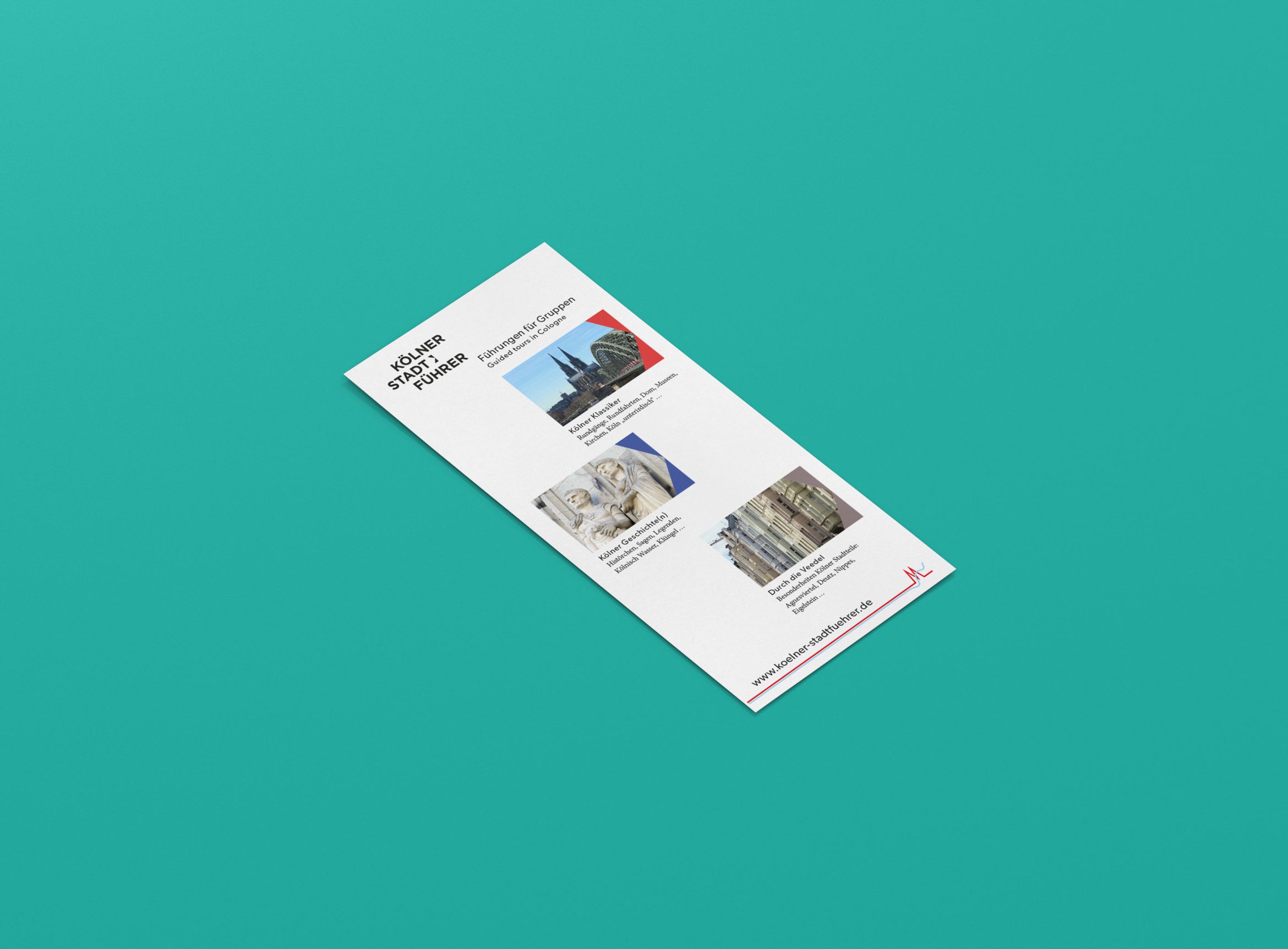 Flyer Rückseite | Stadtführer | DIN Lang | Unternehmenserscheinungsbild
