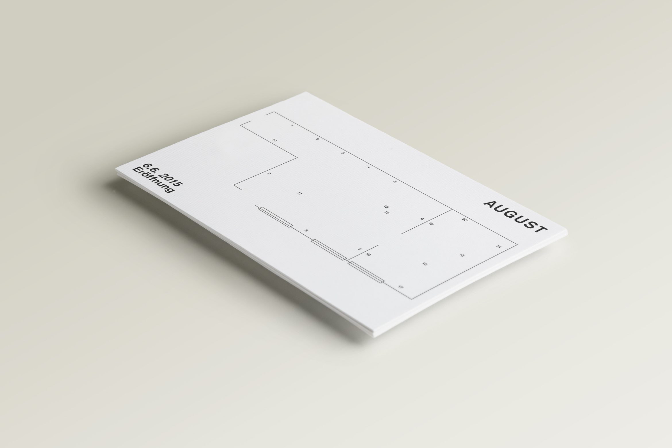 Büro Freiheit – Produzentengalerie August – Ausstellungsplan | Produzentengalerie | Typografie | technische Zeichnung Ausstellungsplan | Produzentengalerie | Typografie | technische Zeichnung
