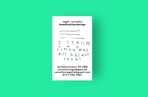 Visitenkarte | Geschäftspapiere | Sammelkarte | individuelles Design | Illustrator