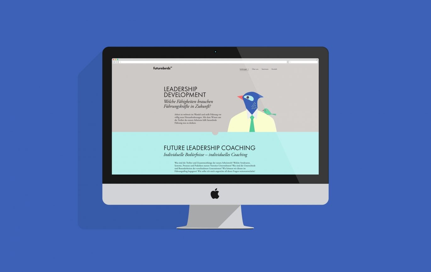 Büro Freiheit – futurebirds – Neues Arbeiten – Webdesign Desktop 2 Webdesign Desktop 2