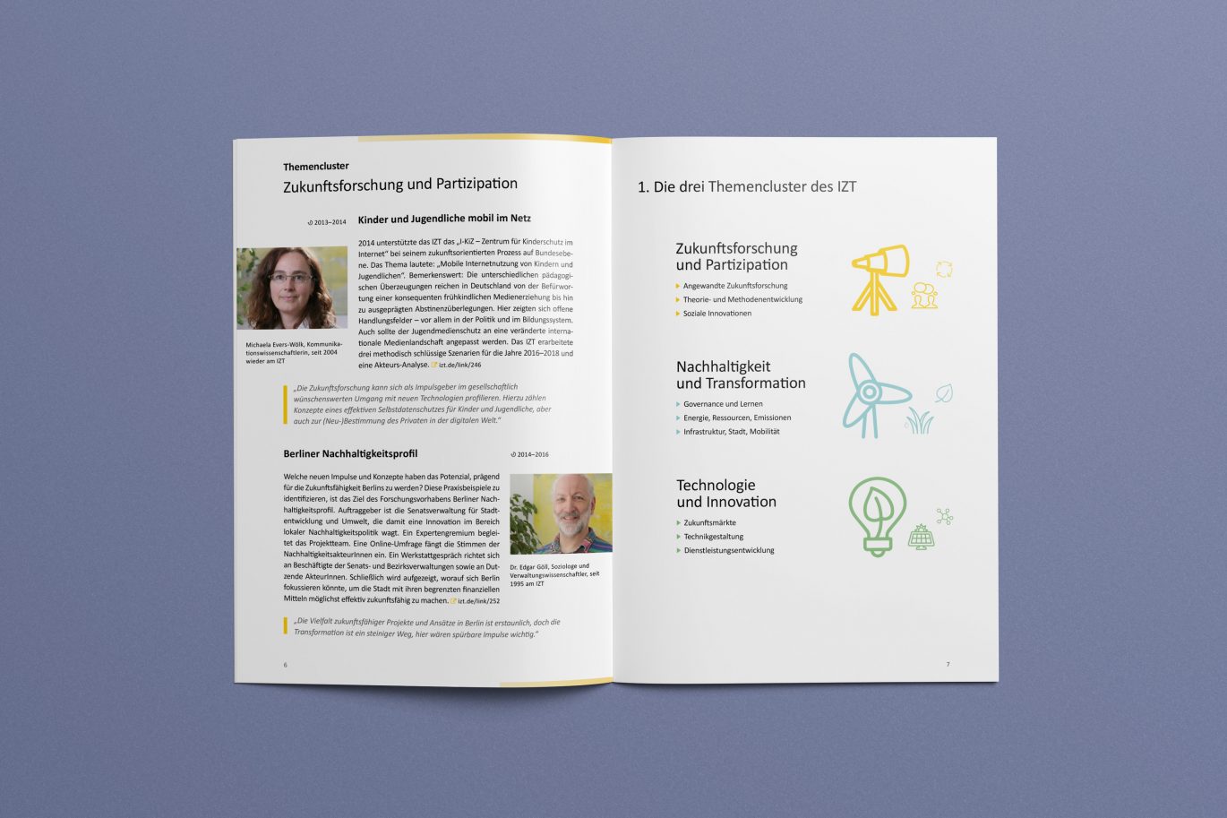 Büro Freiheit – Institut für Zukunftsstudien und Technologiebewertung – Piktogramme | Gestaltungsprinzipien | Jahresbericht | Corporate Design | Offline Medium Piktogramme | Gestaltungsprinzipien | Jahresbericht | Corporate Design | Offline Medium