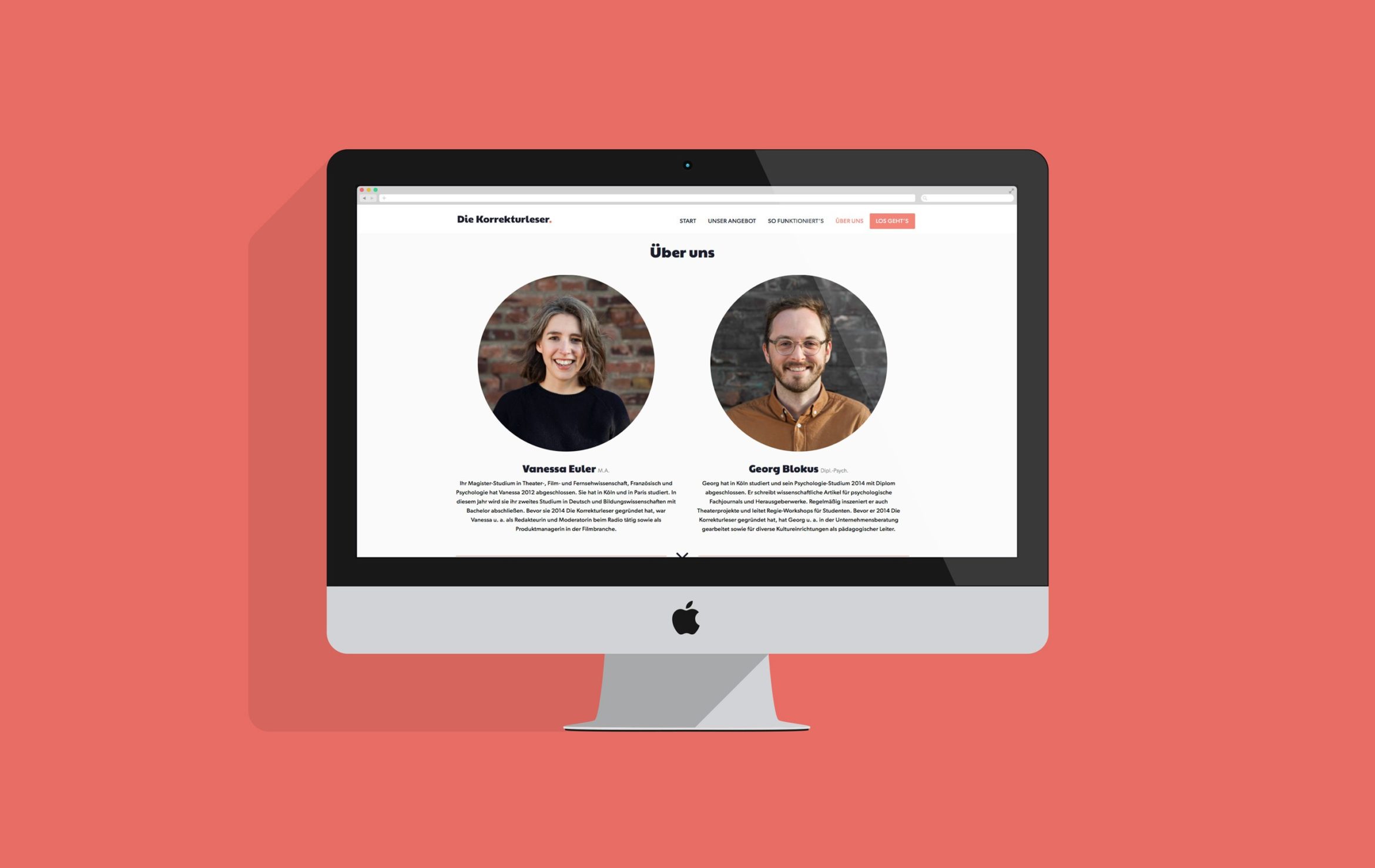 Website Design | Responsive Design | Programmierung | Über uns Seite