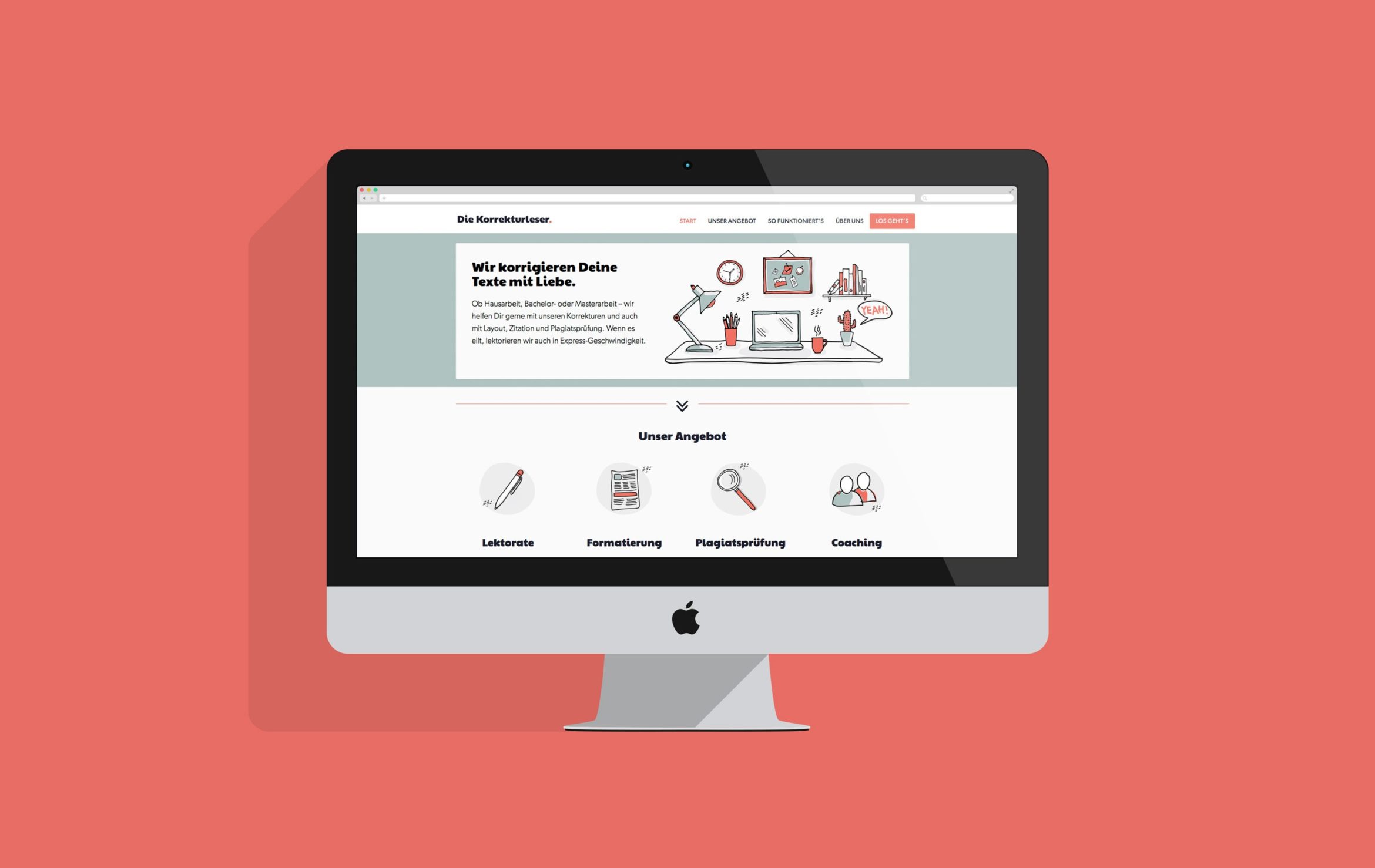 Website Design | Responsive Design | Home | Startseite | Illustration