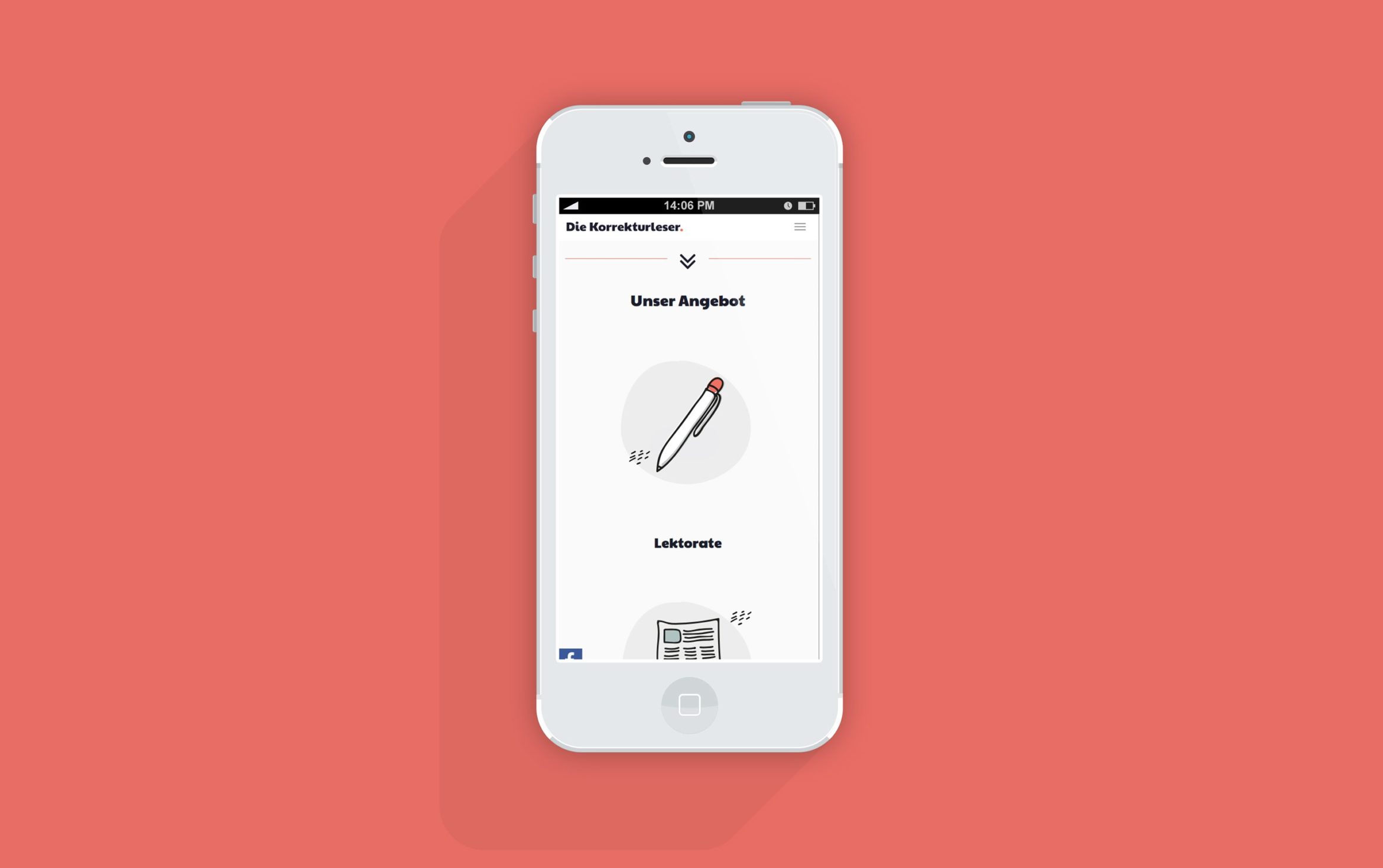 Website Mobil | Illustration | Icon | Mobile Ansicht | responsive