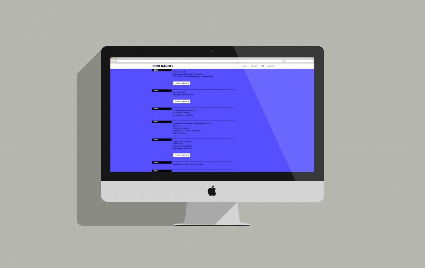 Büro Freiheit – Nico Randel – Desktopversion Vita Desktopversion Vita