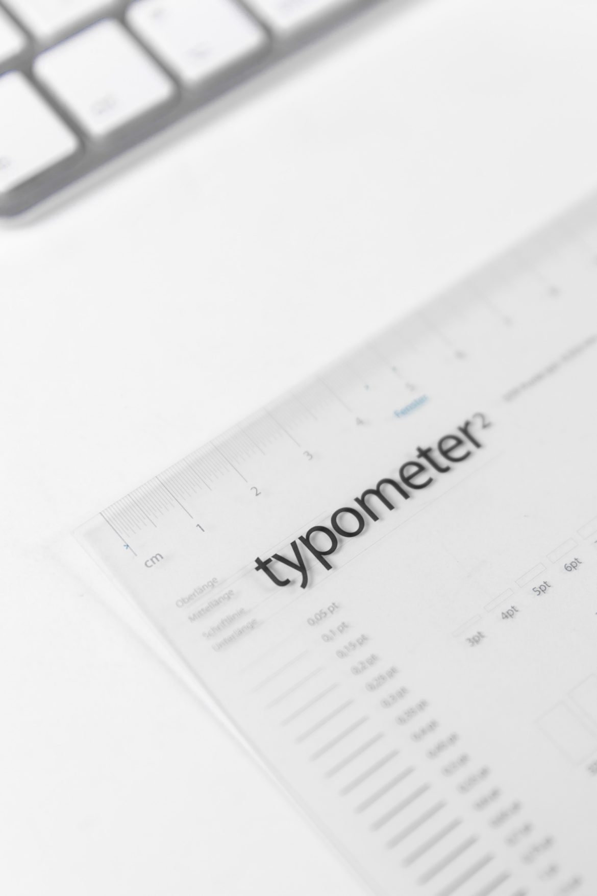 Typometer | typografischen Maßstab | Mikrotypografie