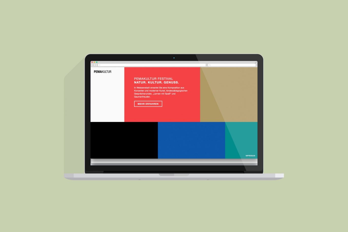 Büro Freiheit – PEMA Vollkorn-Spezialitäten – Desktop Ansicht | Responsive Website | Web Design | Micro-Website Desktop Ansicht | Responsive Website | Web Design | Micro-Website